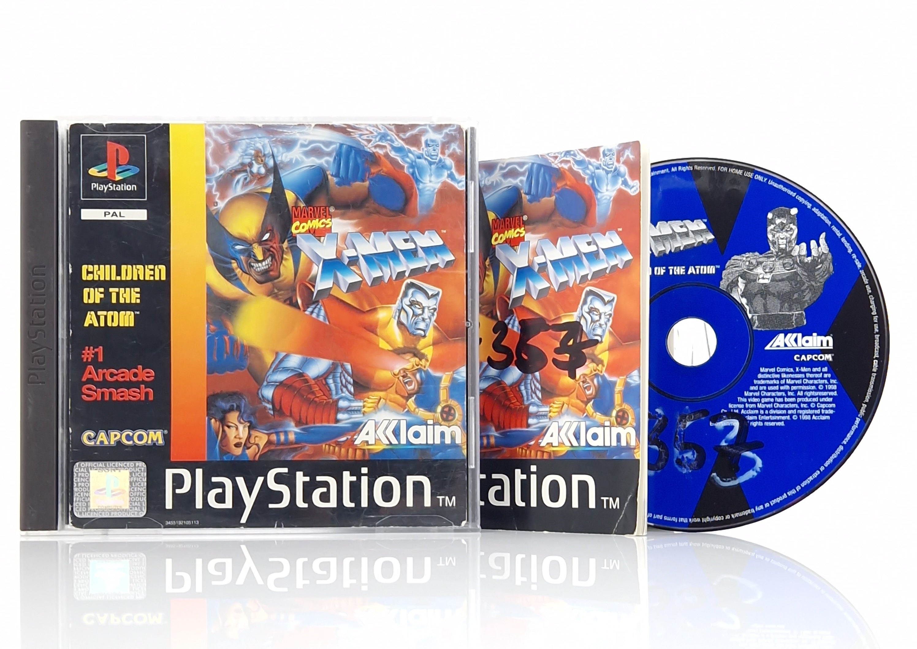 Playstation 1 Spiel – X-Men Children of the Atom (PAL OVP)