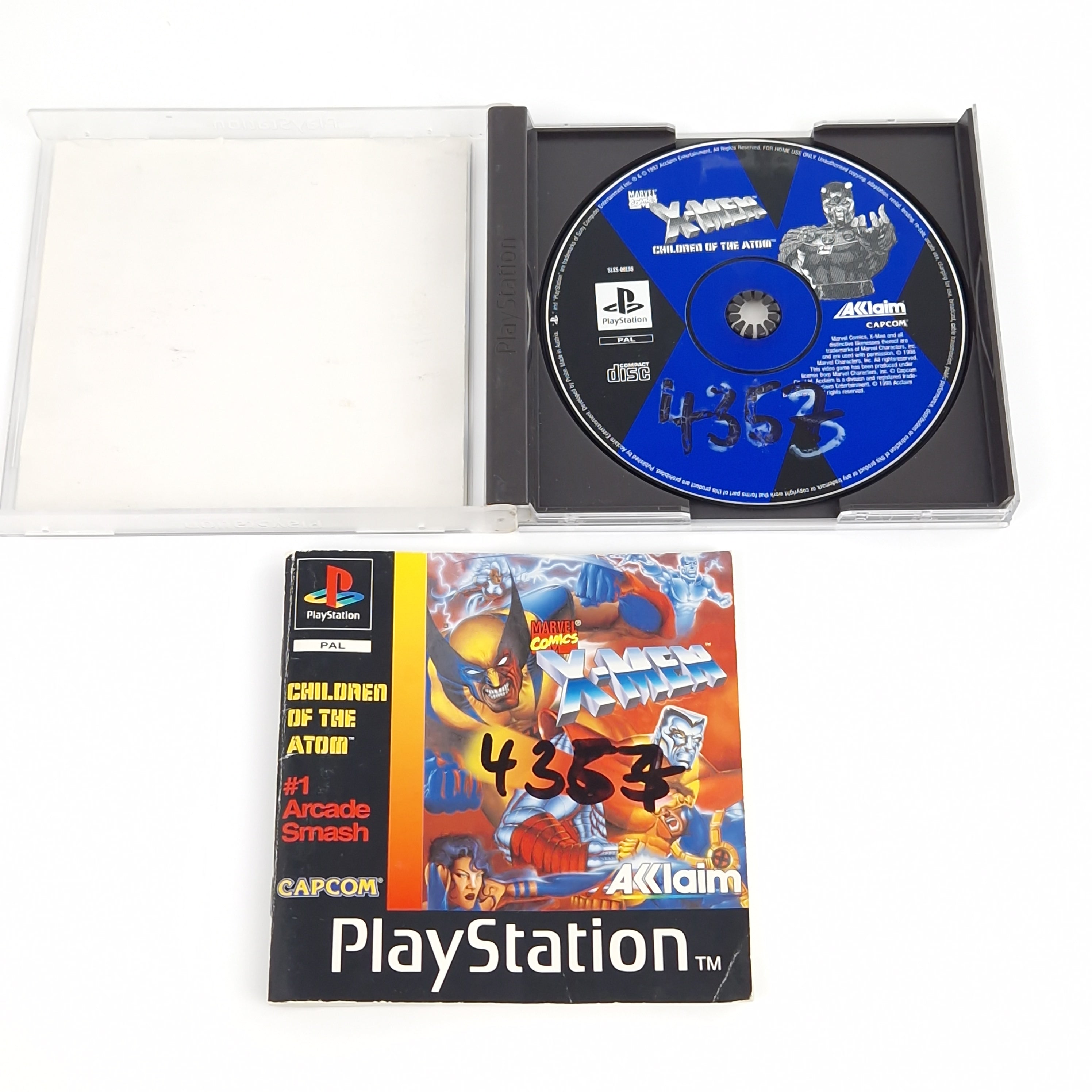 Playstation 1 Spiel – X-Men Children of the Atom (PAL OVP)