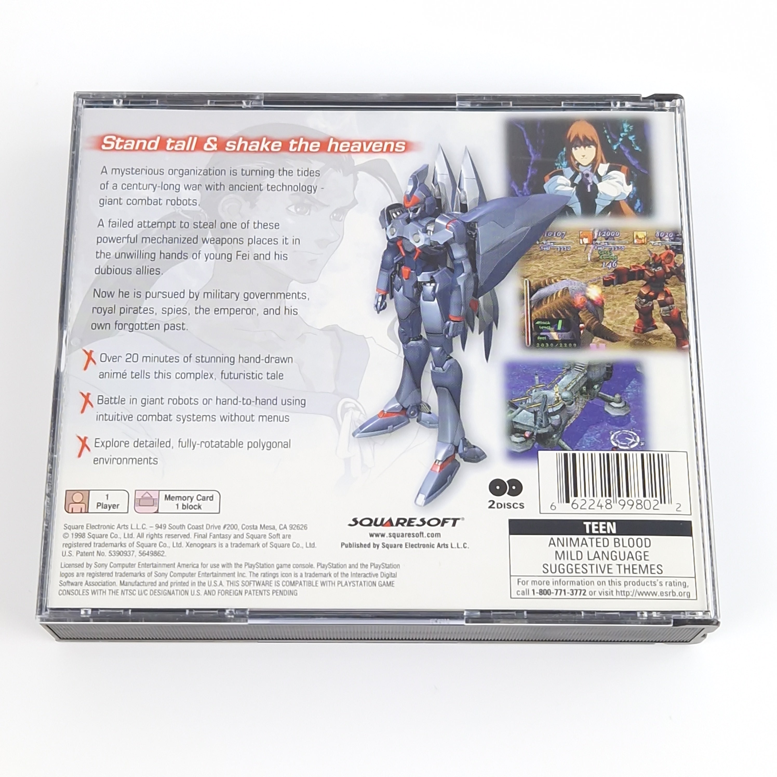 Playstation 1 Spiel – Xenogears Double Case OVP PS1