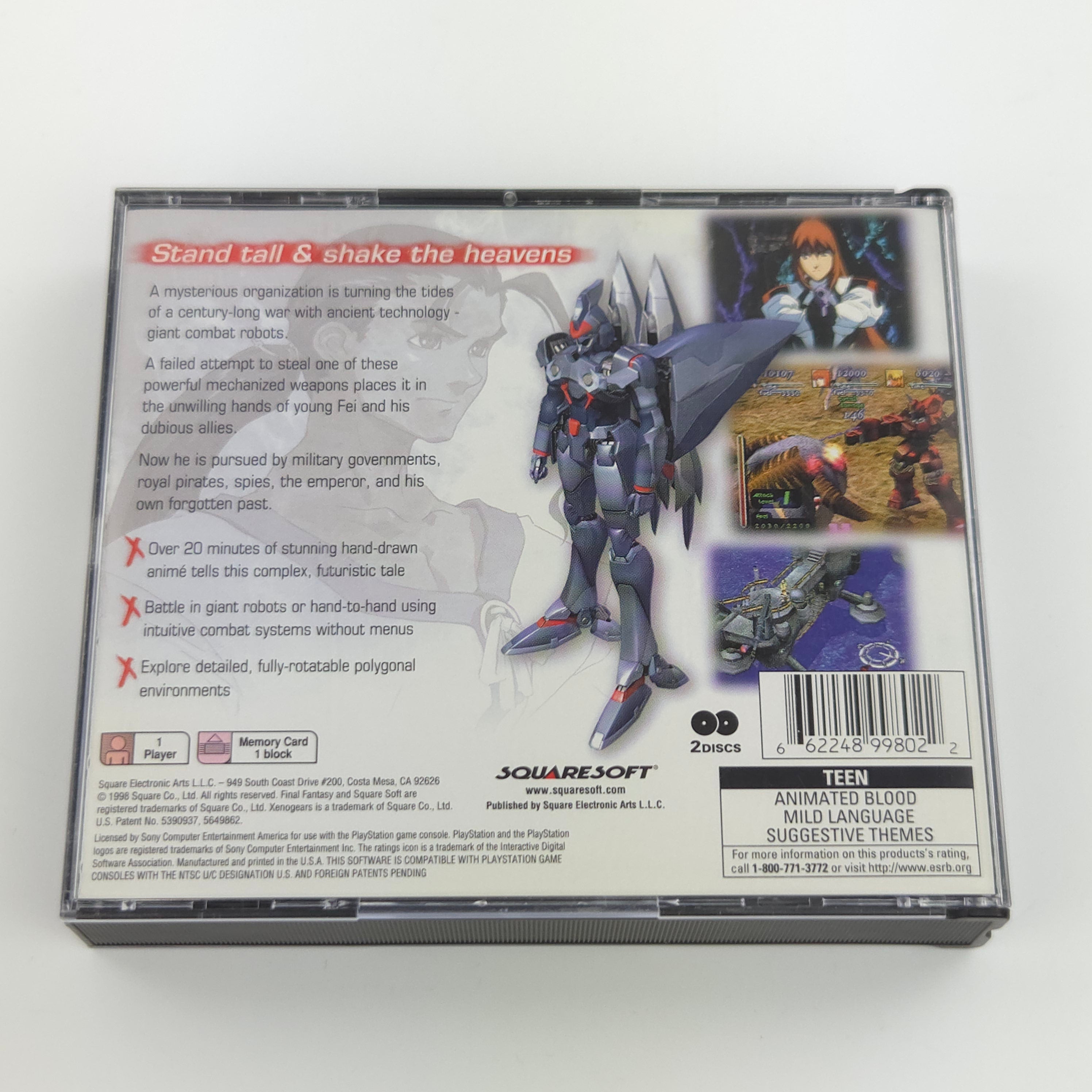 Playstation 1 Spiel – Xenogears NTSC-USA OVP