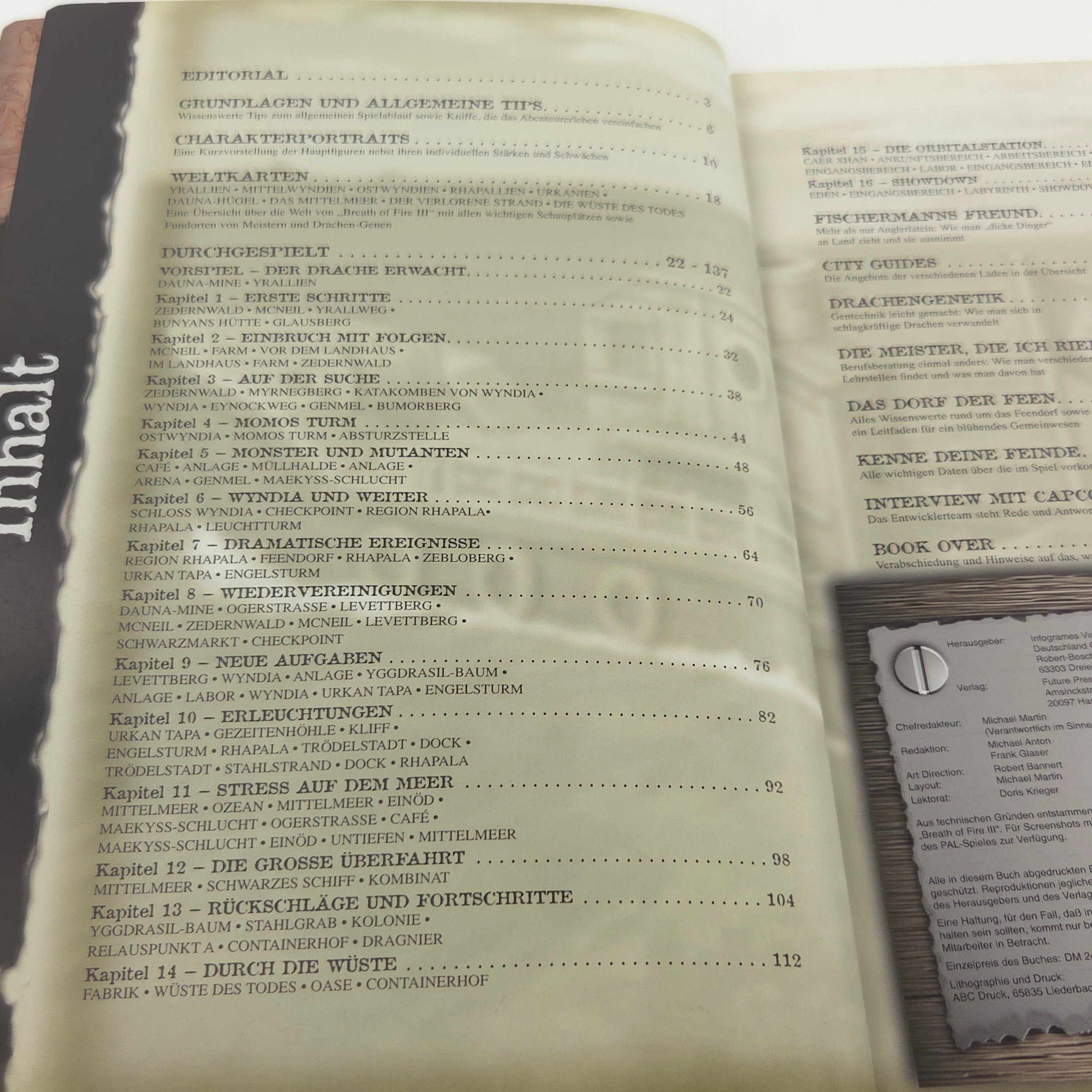 Playstation 1 Spiel – Breath of Fire III Spieleberater PS1