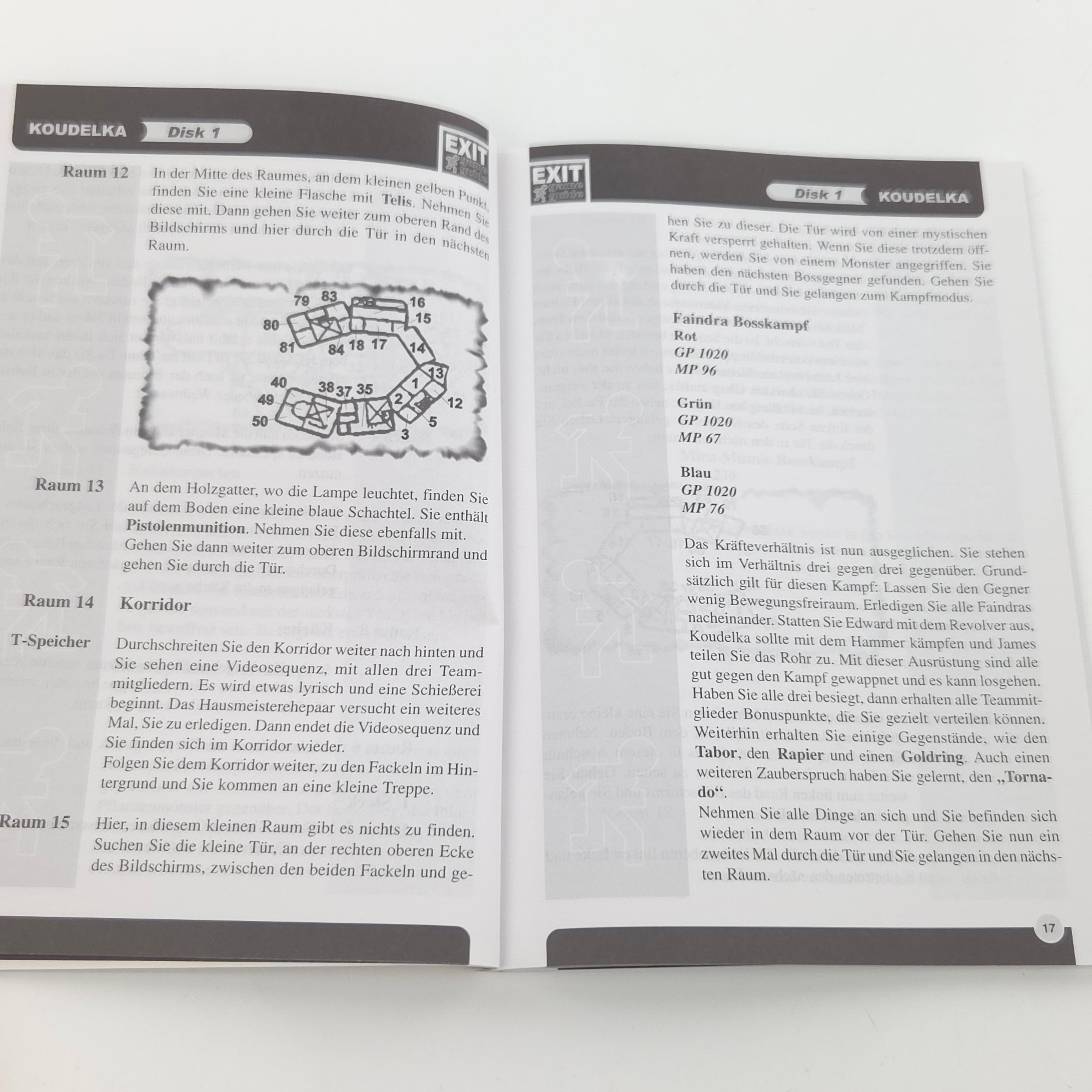 Playstation 1 Spiel – Koudelka Exit Game Guide PS1