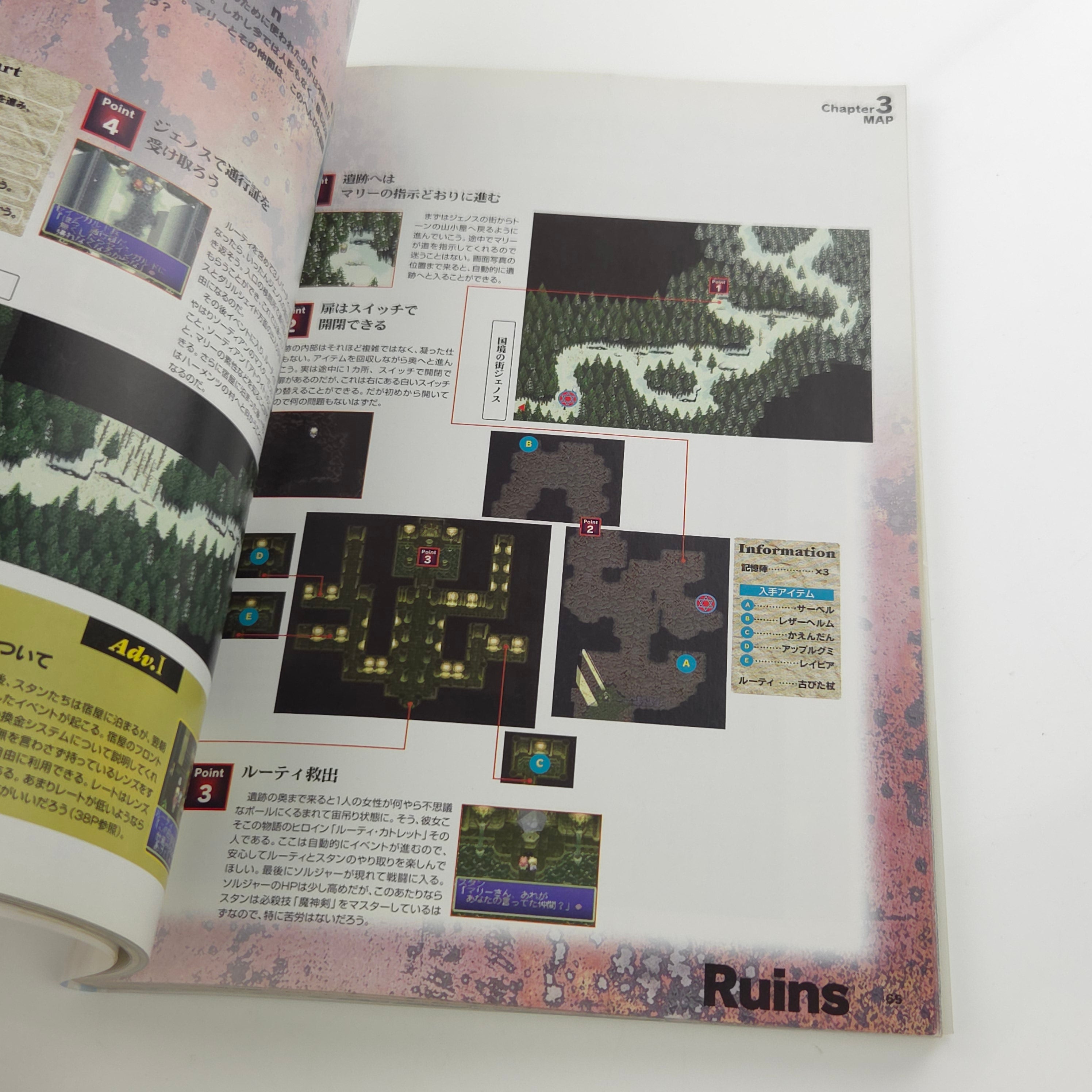 Playstation 1 Spieleberater Tales of Destiny Japan Guide
