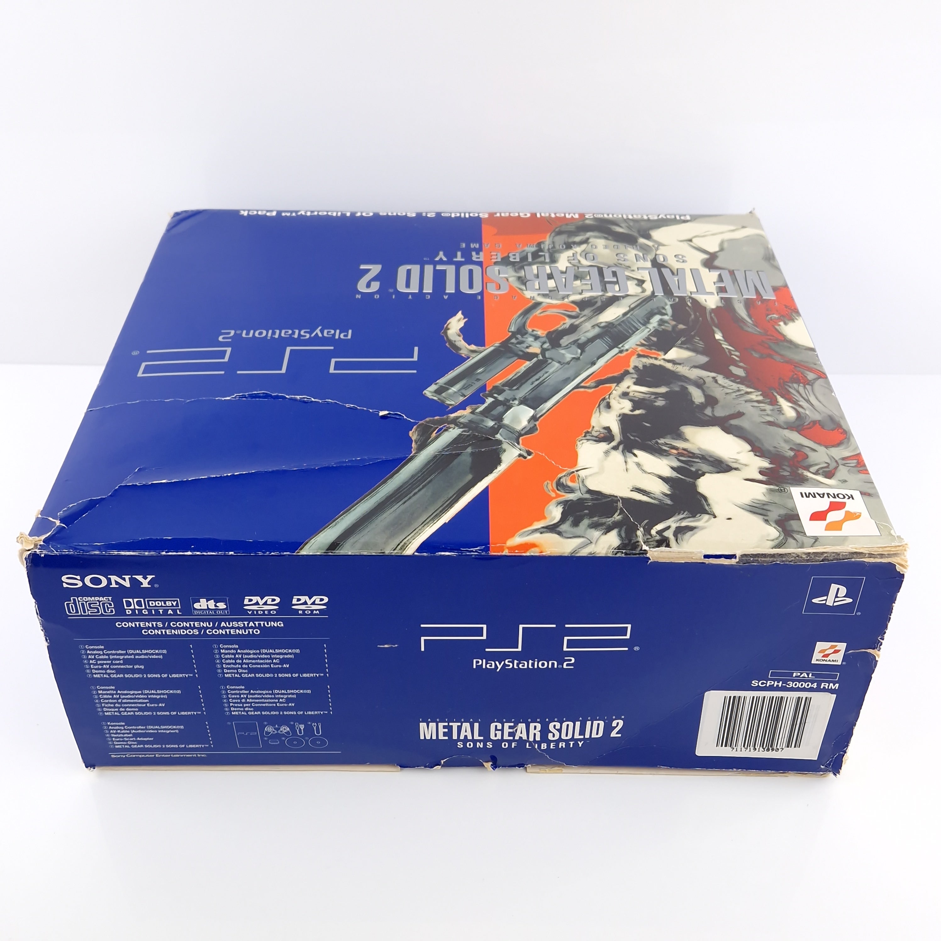 Playstation 2 Konsole – Metal Gear Solid 2 Bundle OVP