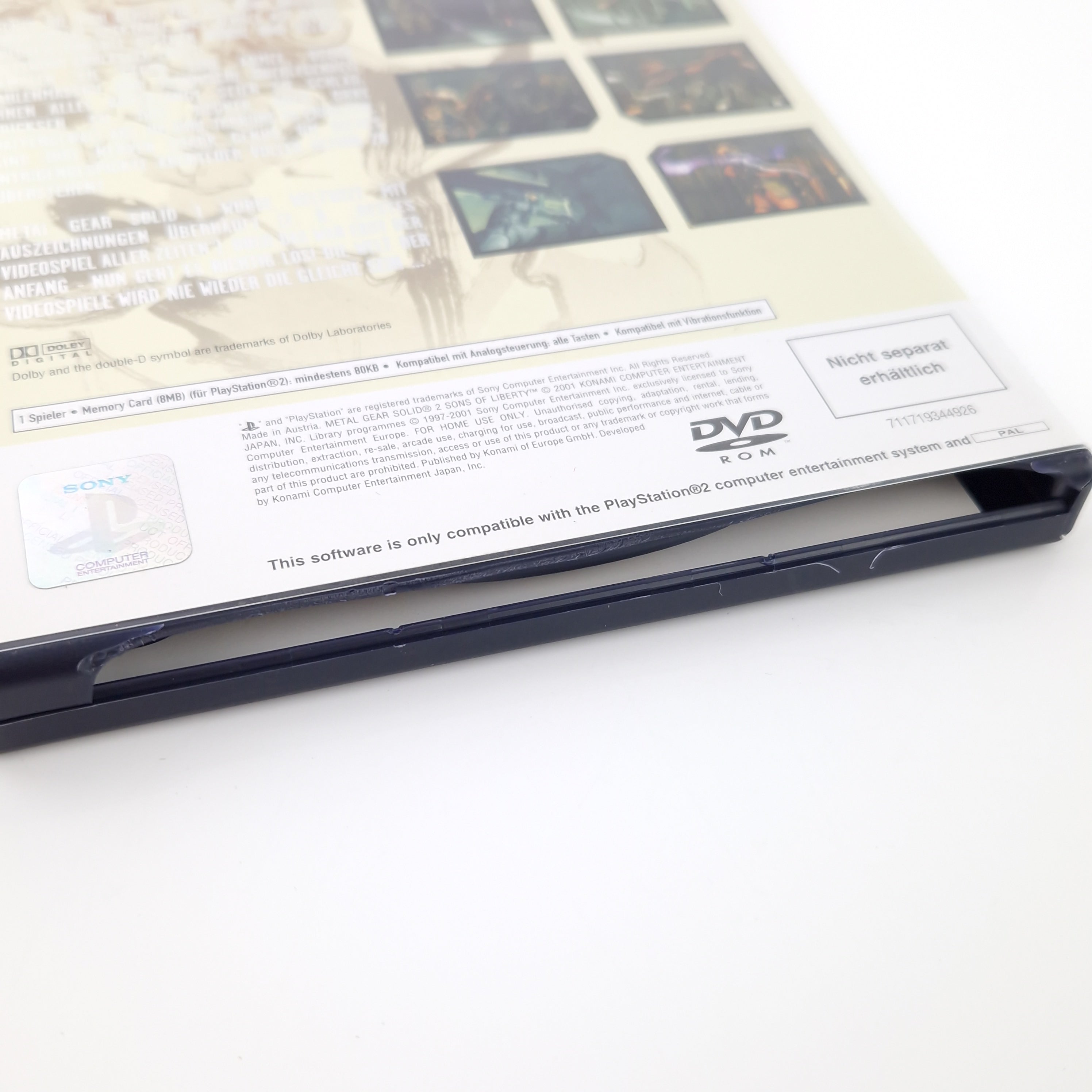 Playstation 2 Konsole – Metal Gear Solid 2 Bundle OVP