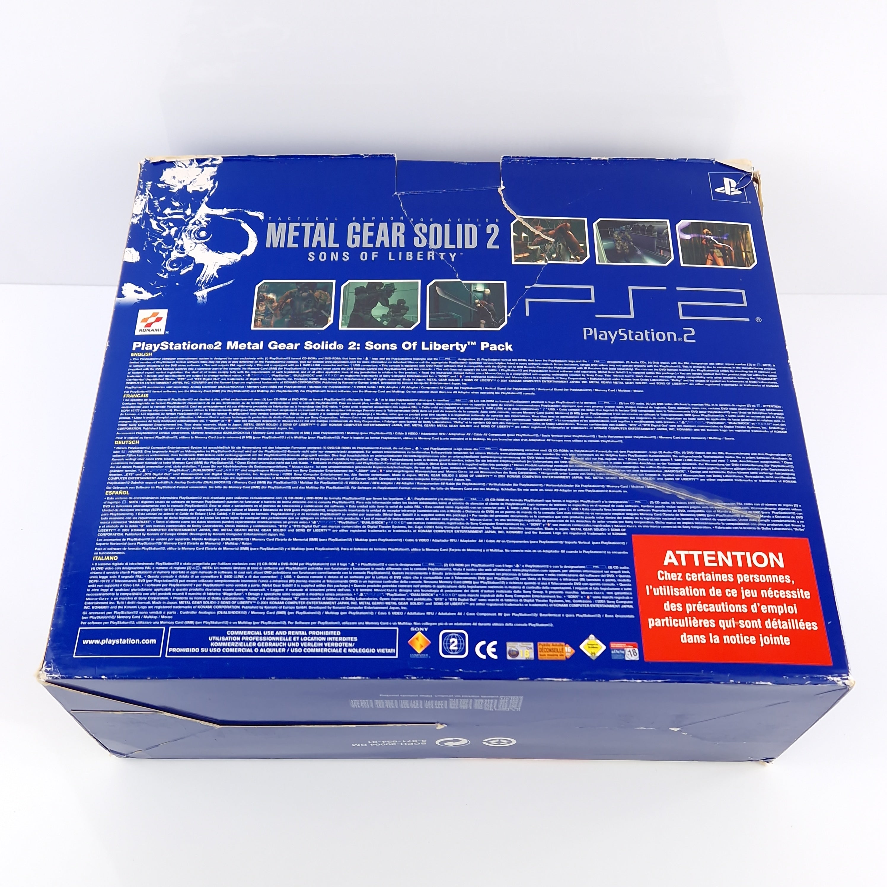 Playstation 2 Konsole – Metal Gear Solid 2 Bundle OVP