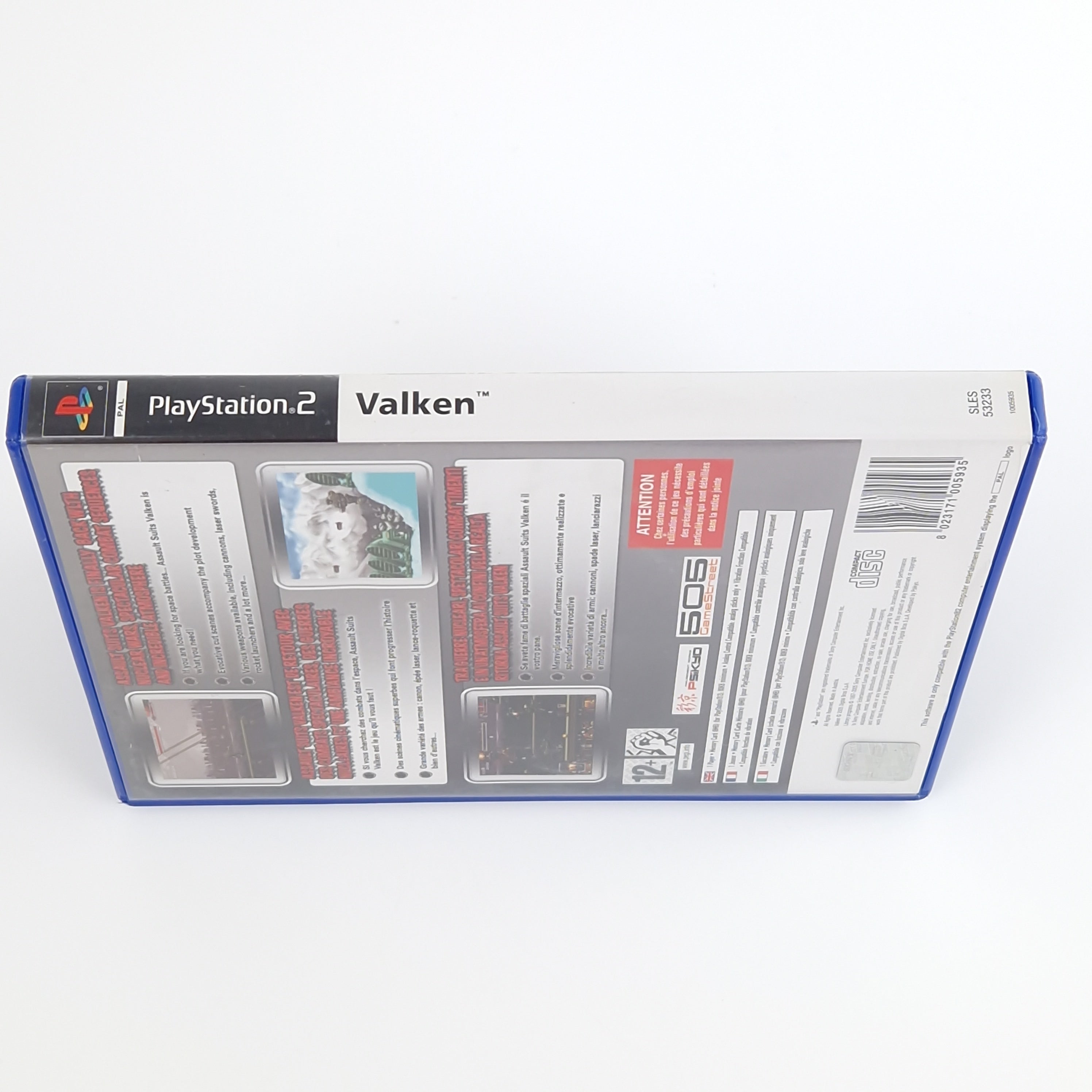 Playstation 2 Spiel – Assault Suits Valken OVP PAL