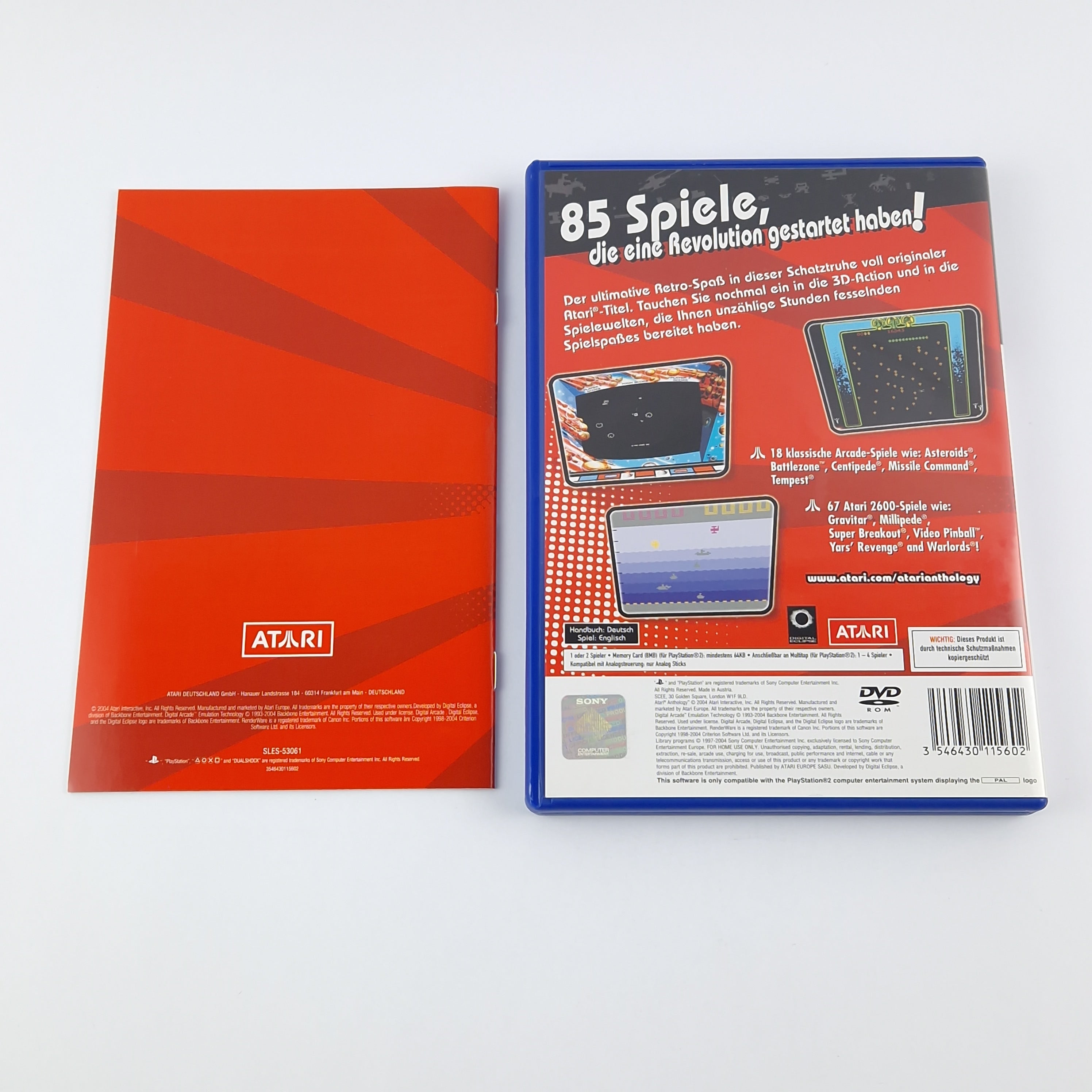 Playstation 2 Spiel – Atari Anthology OVP PAL