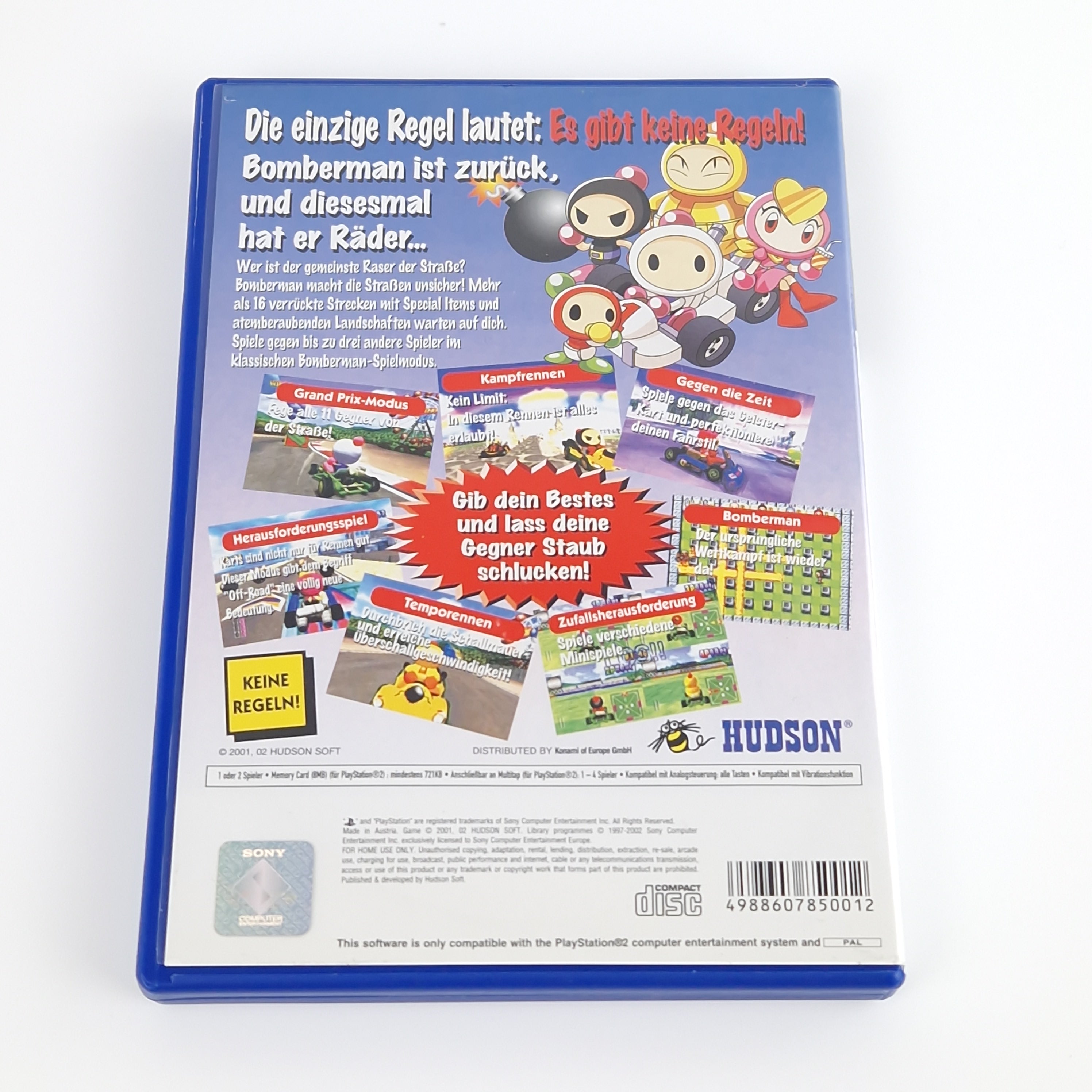 Playstation 2 Spiel – Bomberman Kart (PS2 OVP PAL)