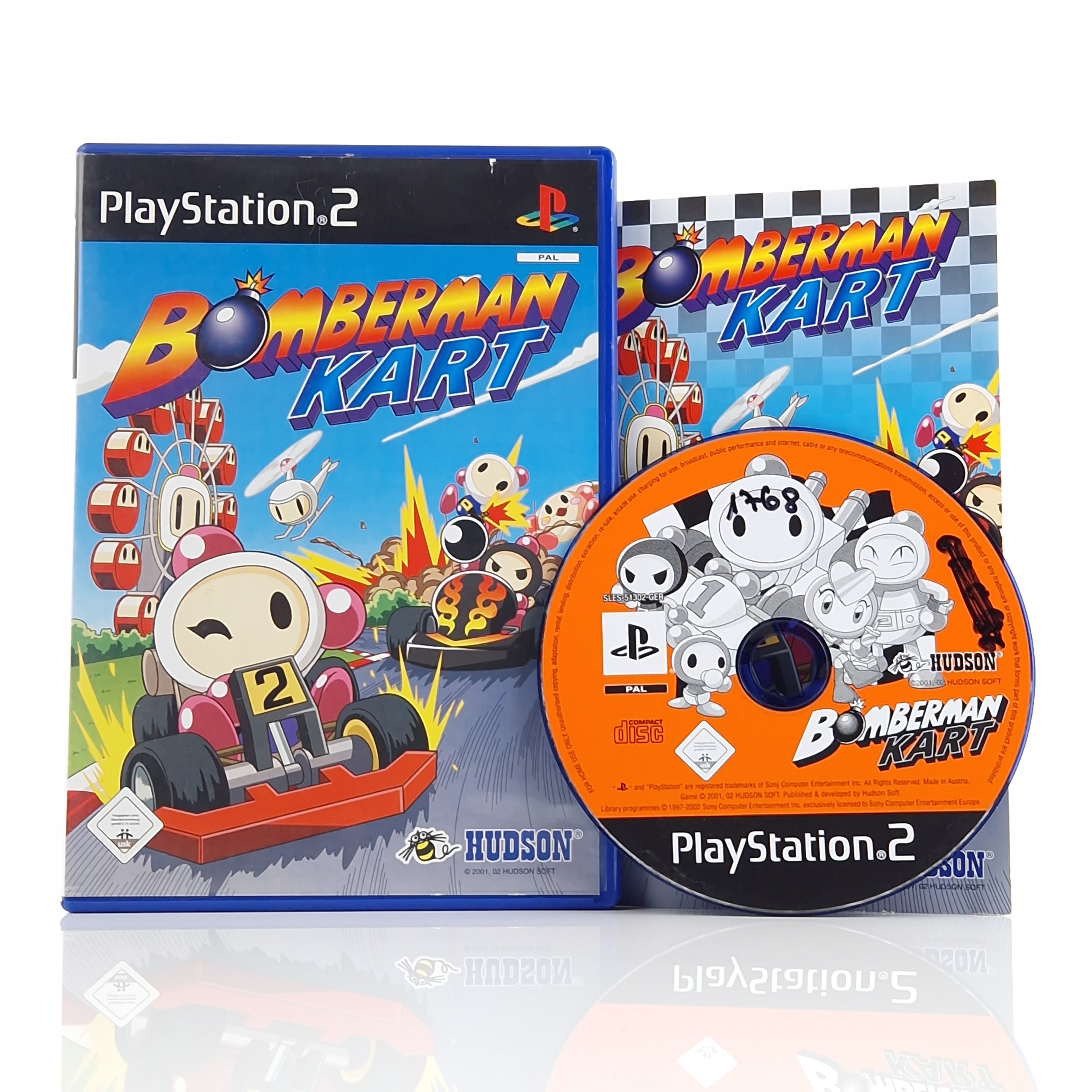 Playstation 2 Spiel – Bomberman Kart (PS2 OVP PAL)