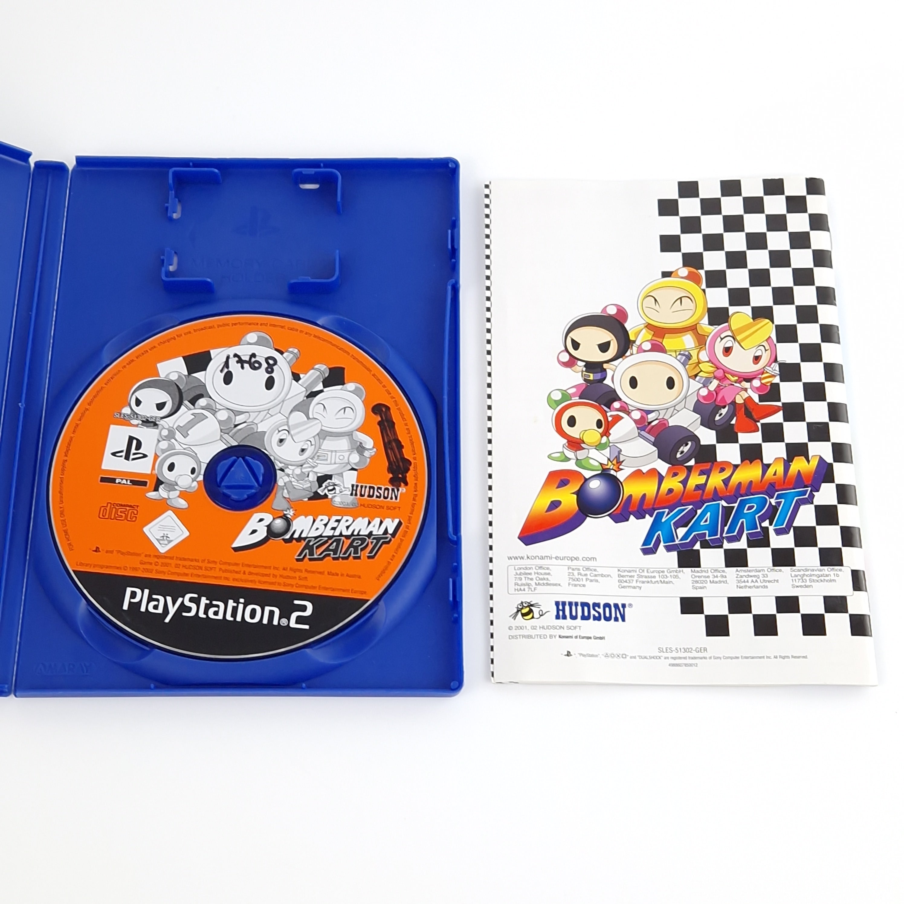 Playstation 2 Spiel – Bomberman Kart (PS2 OVP PAL)