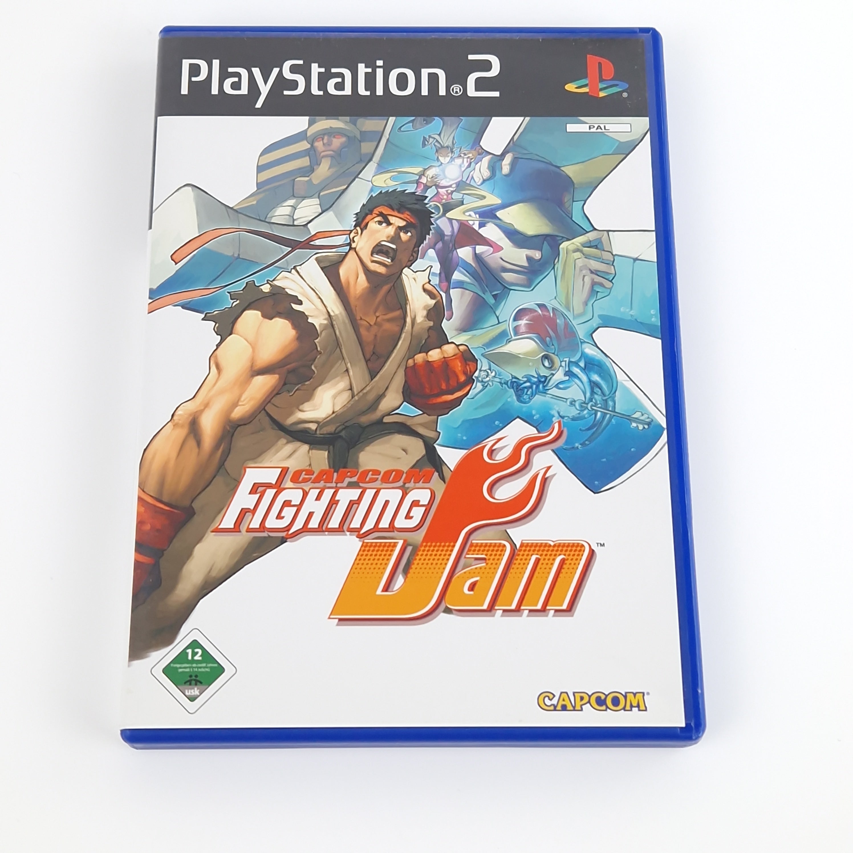 Playstation 2 Spiel – Capcom Fighting Jam OVP PAL