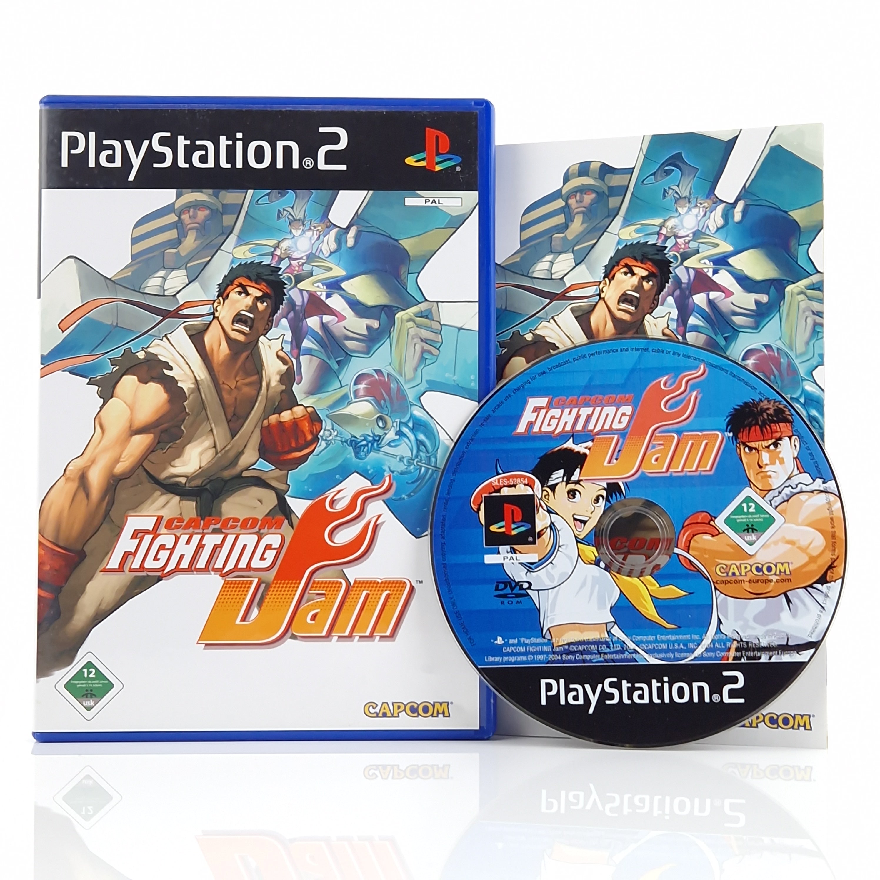 Playstation 2 Spiel – Capcom Fighting Jam OVP PAL
