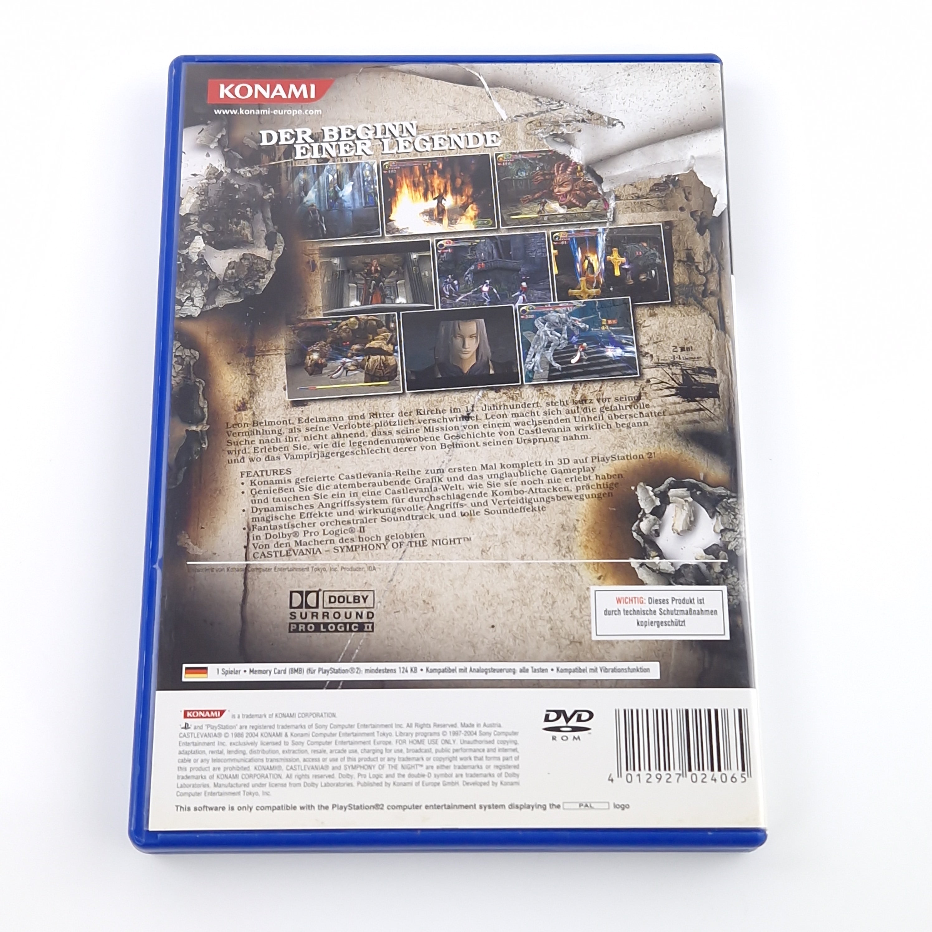 Playstation 2 Spiel – Castlevania (PS2 OVP PAL)