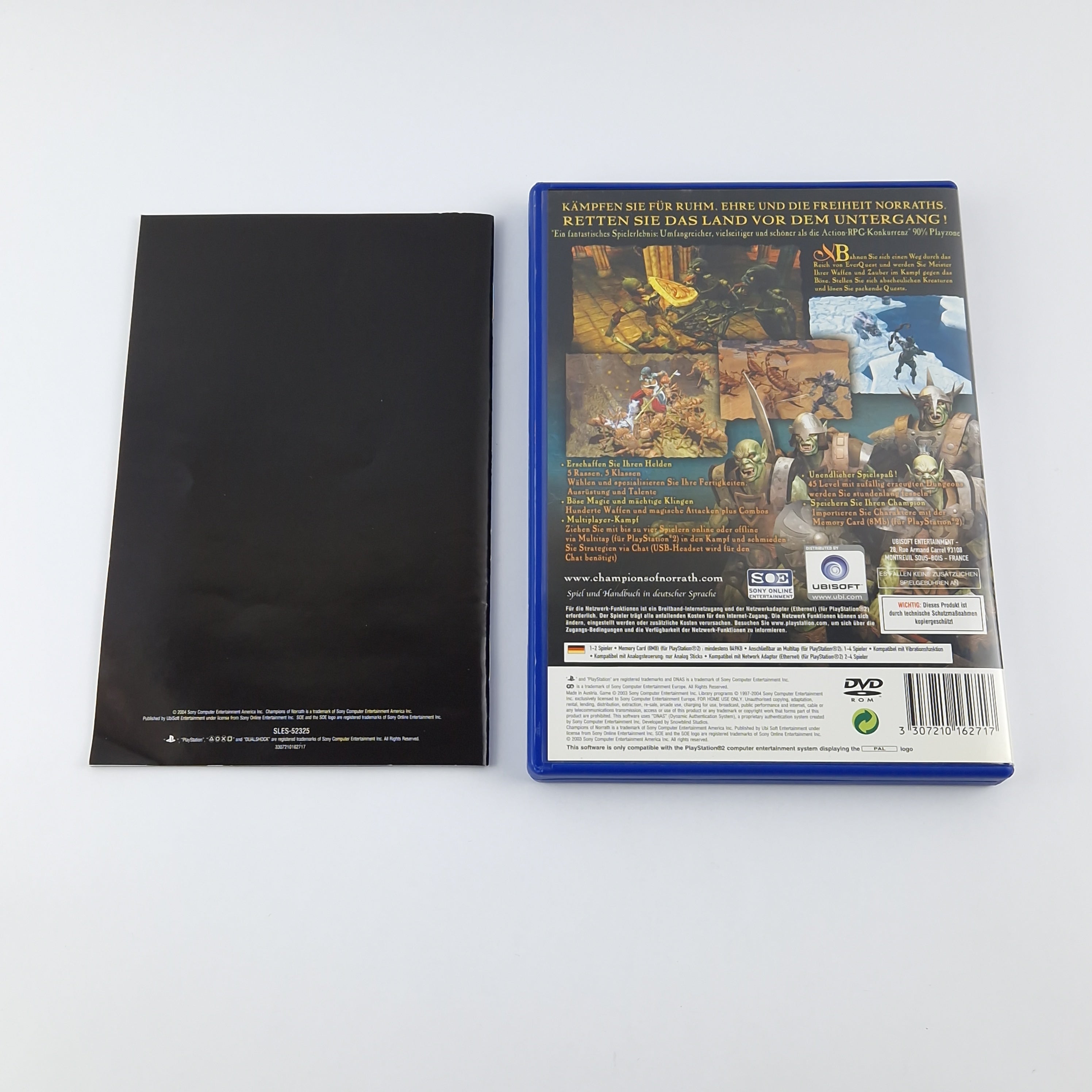 Playstation 2 Spiel: Champions of Norrath - OVP Anleitung CD | PS2 PAL Game
