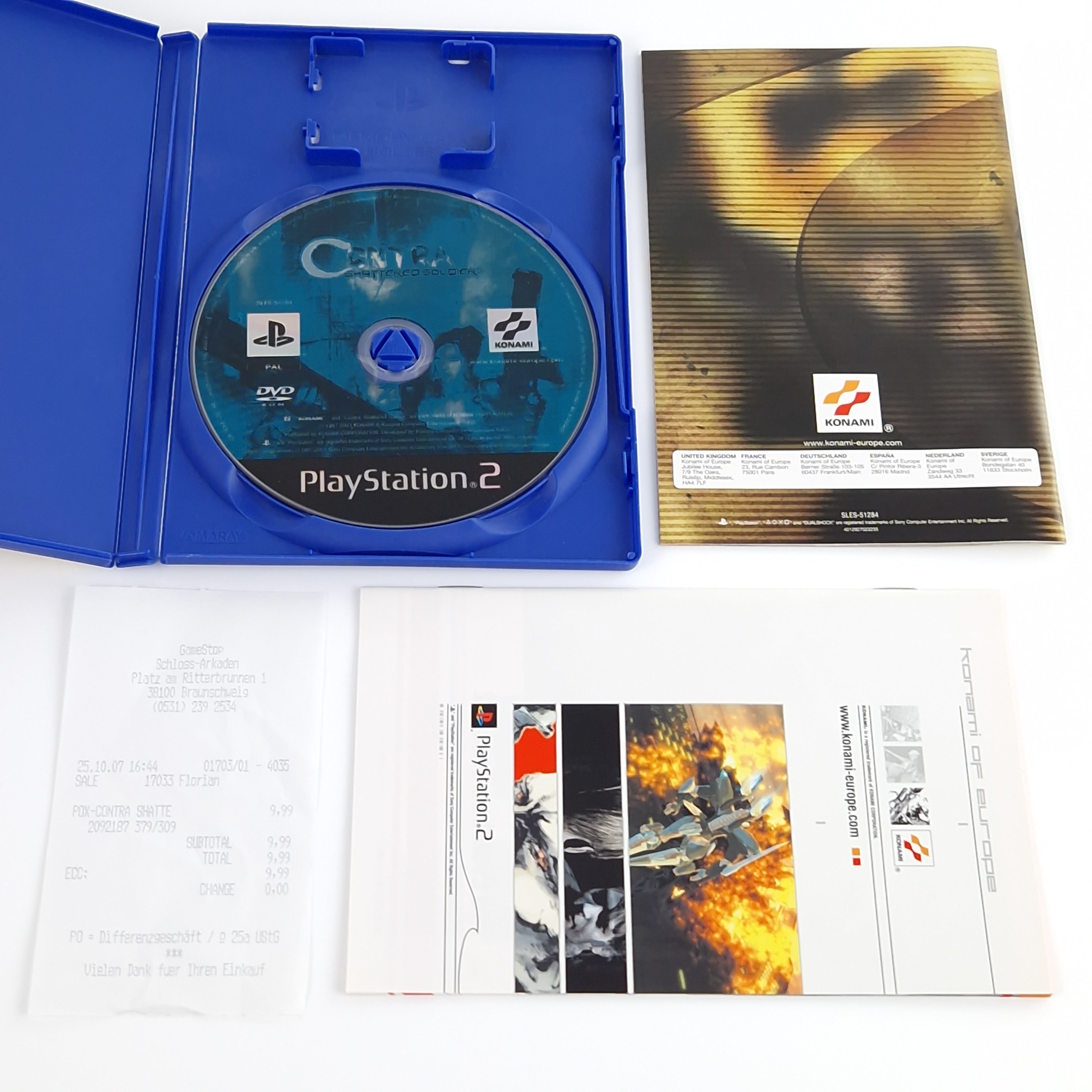 Playstation 2 Spiel – Contra Shattered Soldier (OVP PAL)