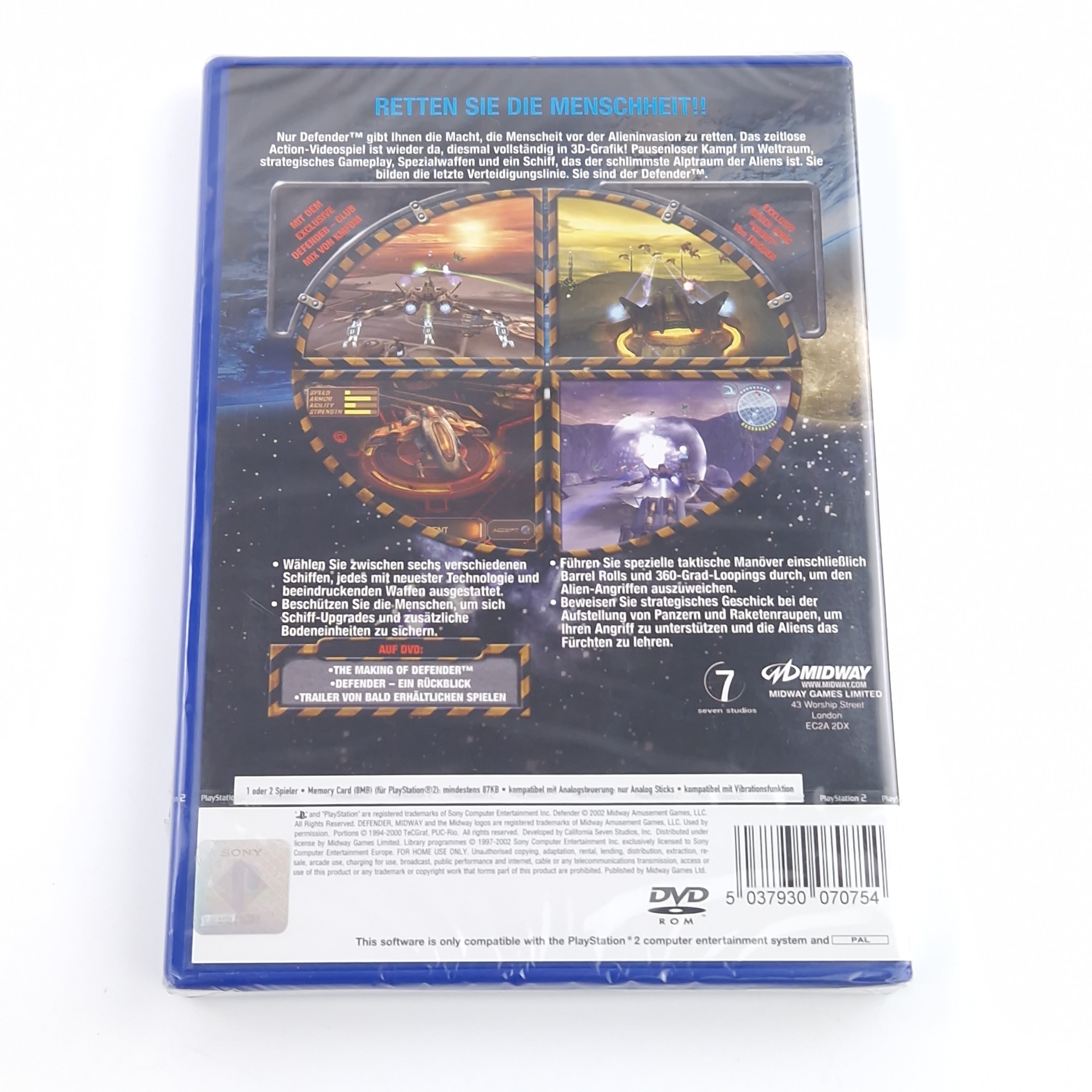 Playstation 2 Spiel – Defender PS2 Factory Sealed Neu PAL