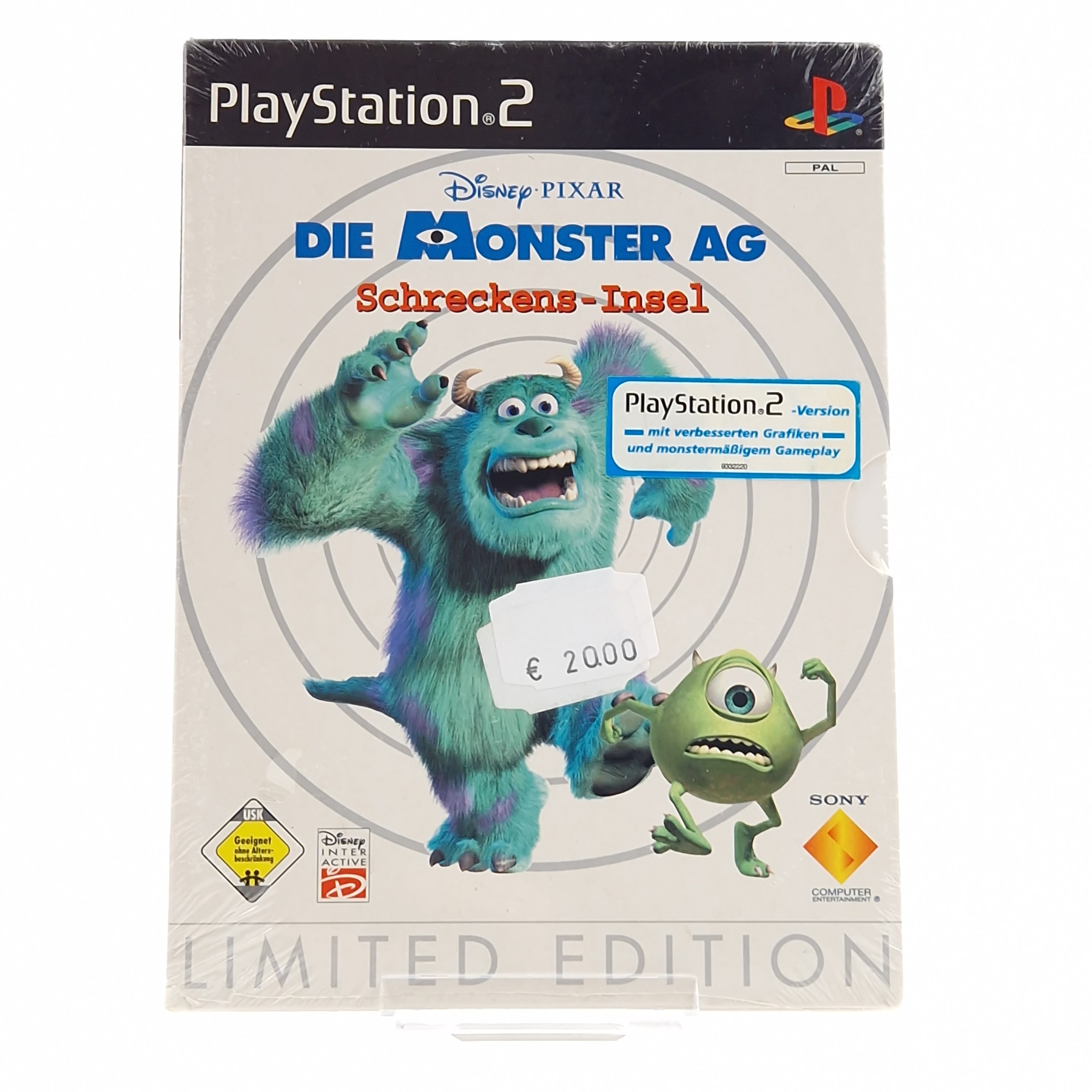 Playstation 2 Spiel – Monster AG Schreckens-Insel Limited Edition