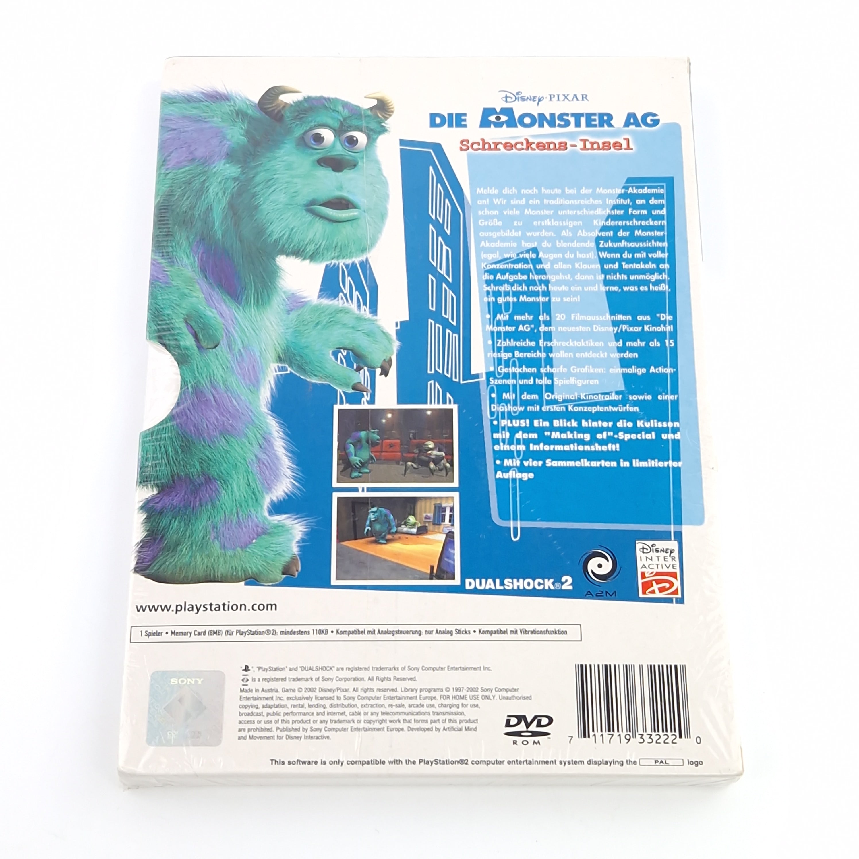 Playstation 2 Spiel – Monster AG Schreckens-Insel Limited Edition