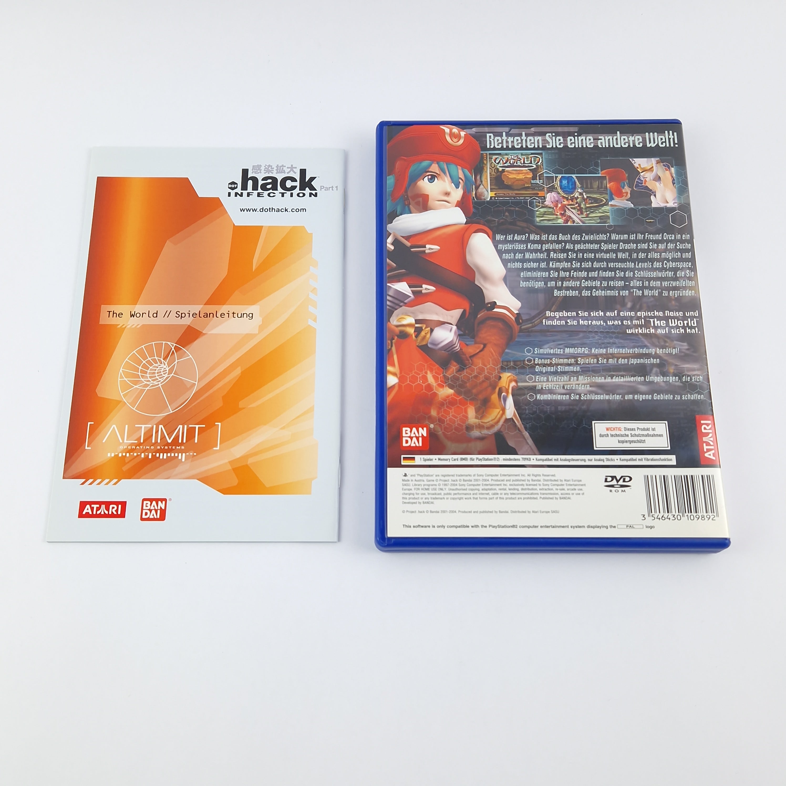 Playstation 2 Spiel – Dot Hack Infection Part 1 OVP