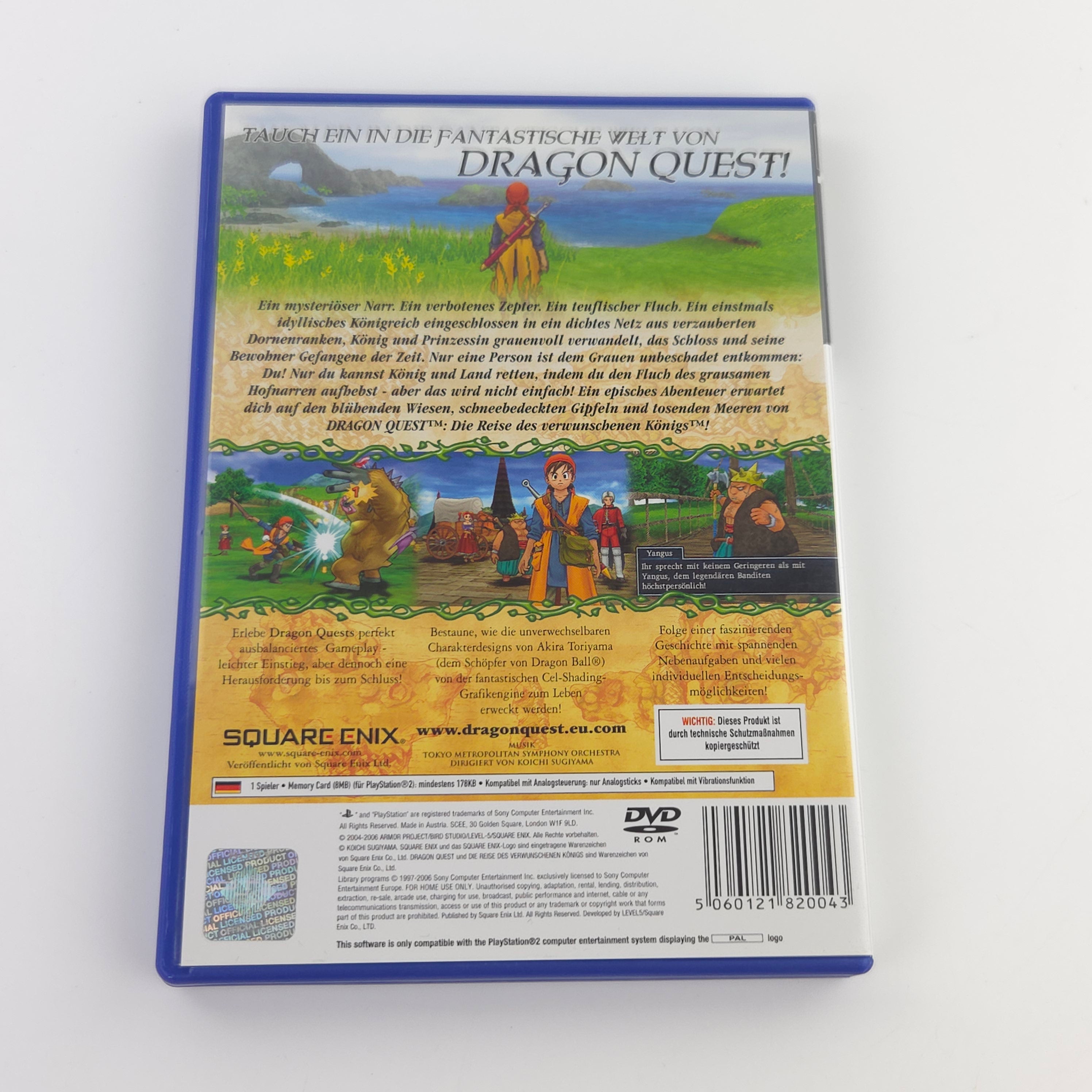 Playstation 2 Spiel – Dragon Quest Die Reise des Königs OVP