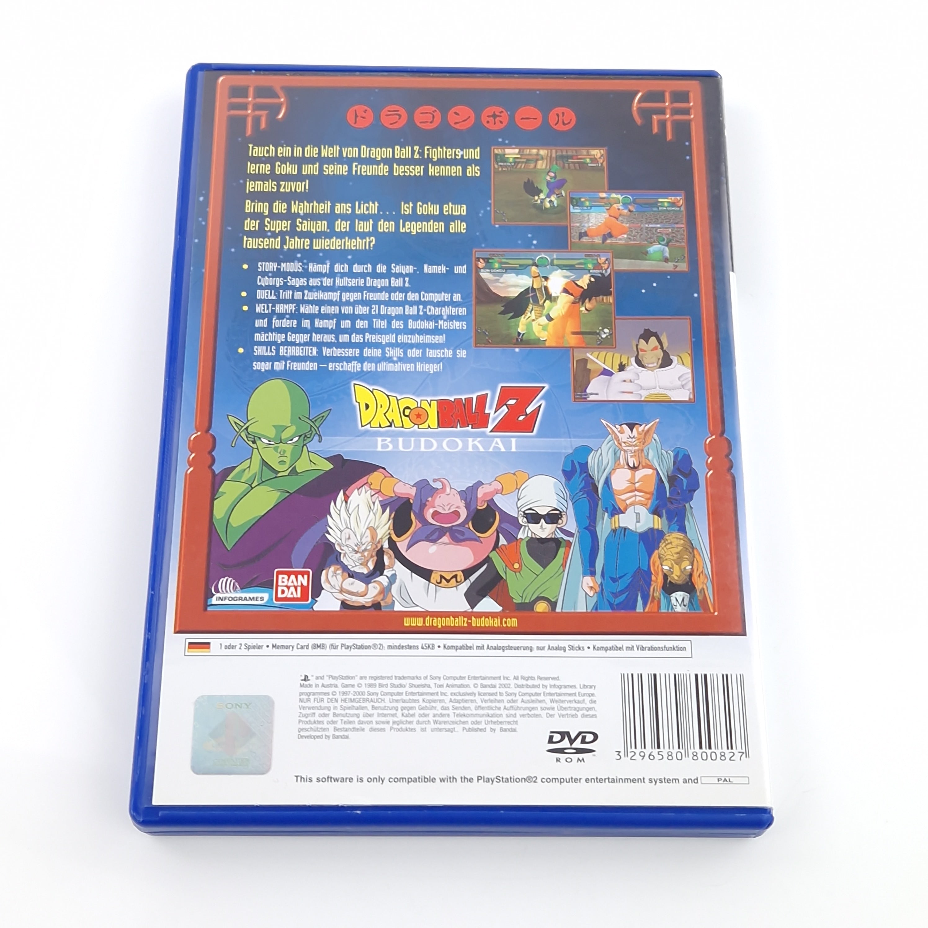 Playstation 2 Spiel – Dragonball Z Budokai (PS2 PAL OVP)