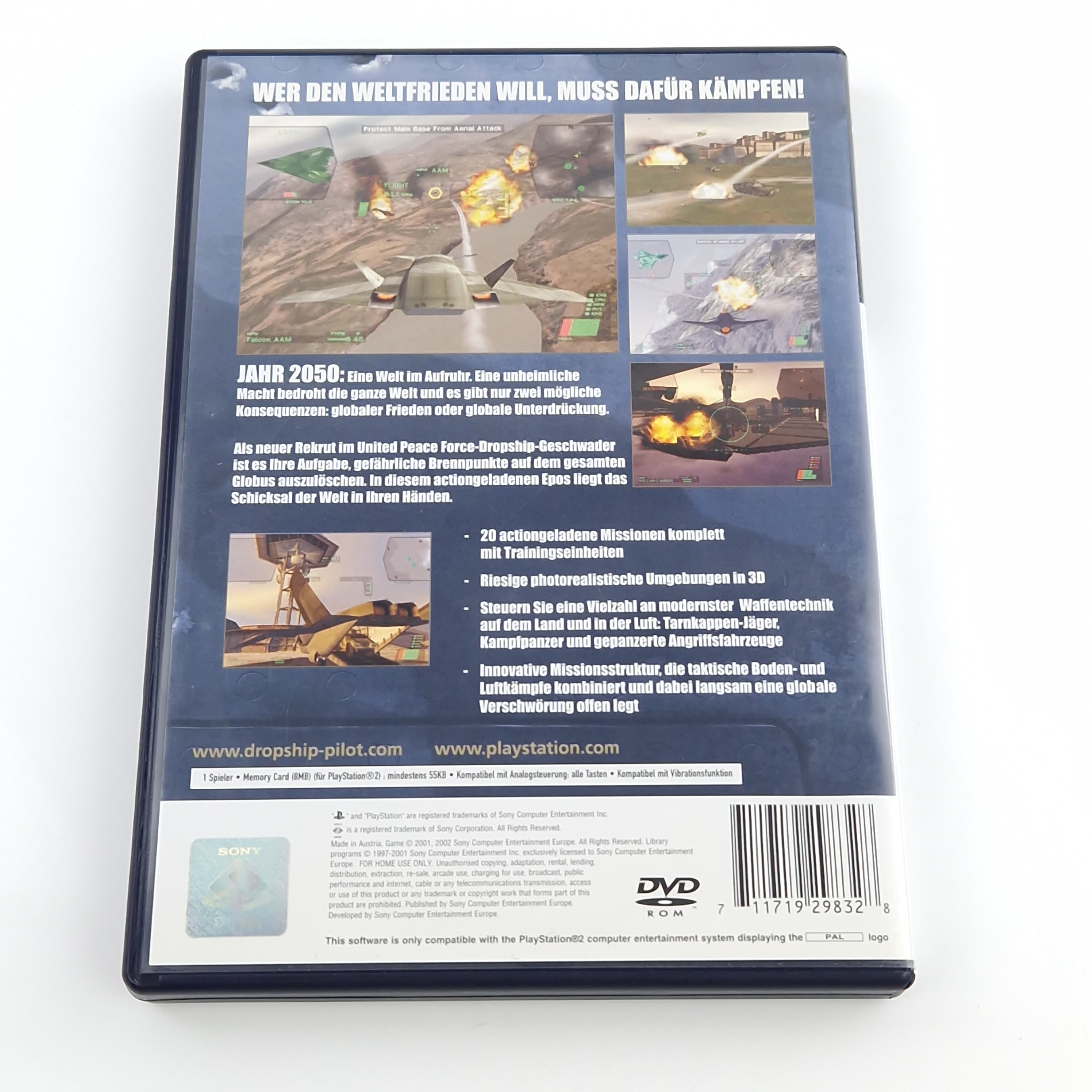 PlayStation 2 Spiel – Dropship United Peace Force PAL OVP