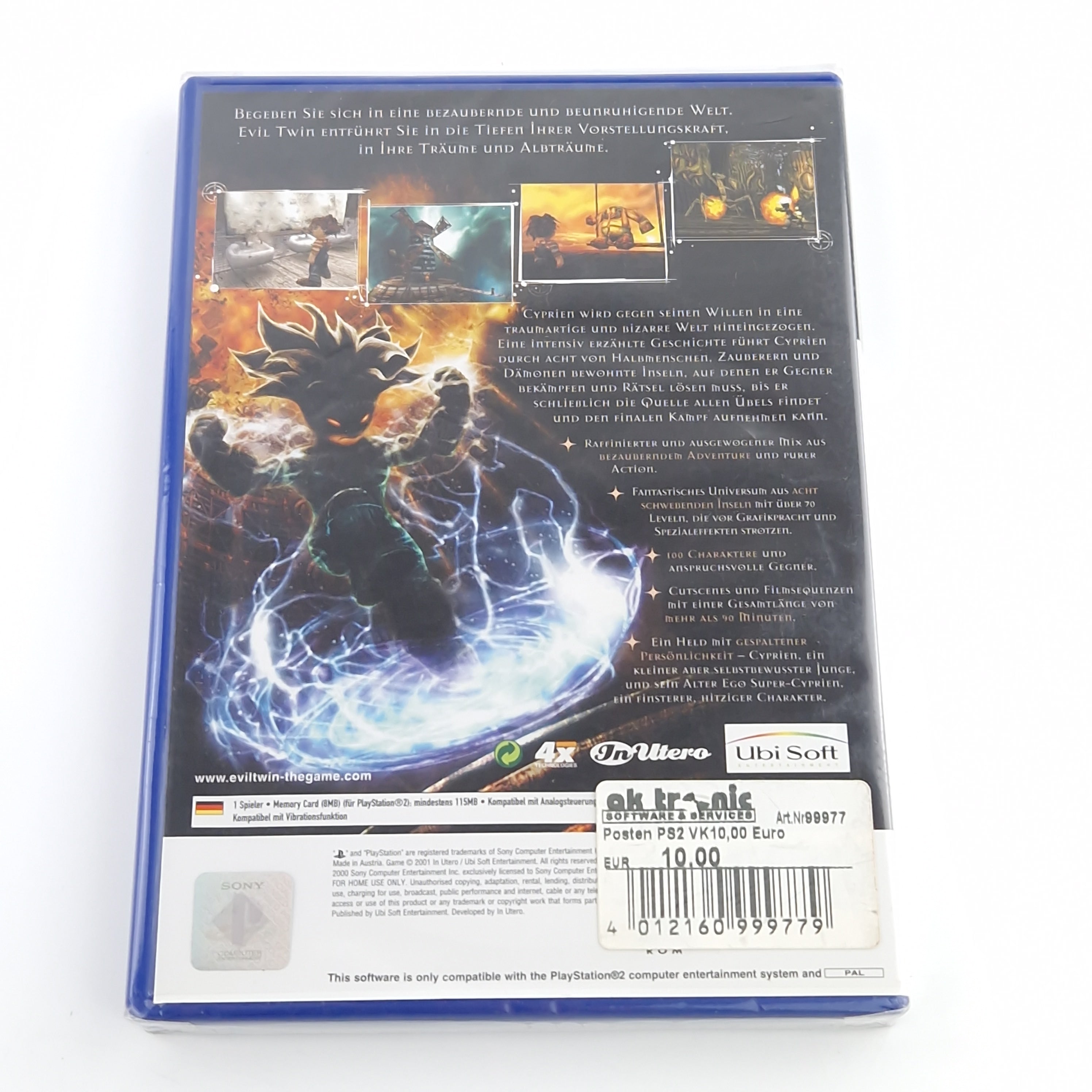 Playstation 2 Spiel – Evil Twin Cypriens Chronicles Neu OVP