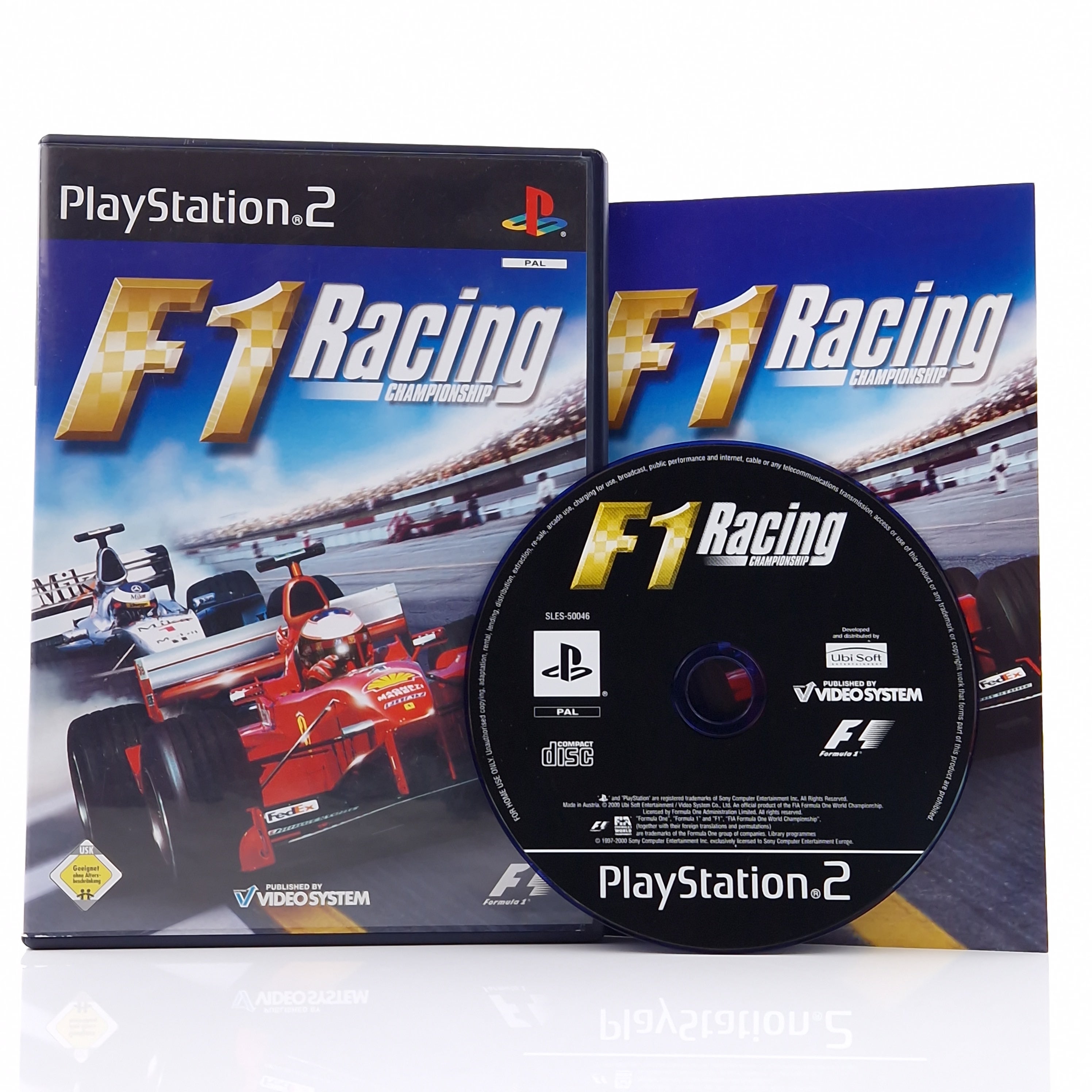 Playstation 2 Spiel – F1 Racing Championship OVP PAL