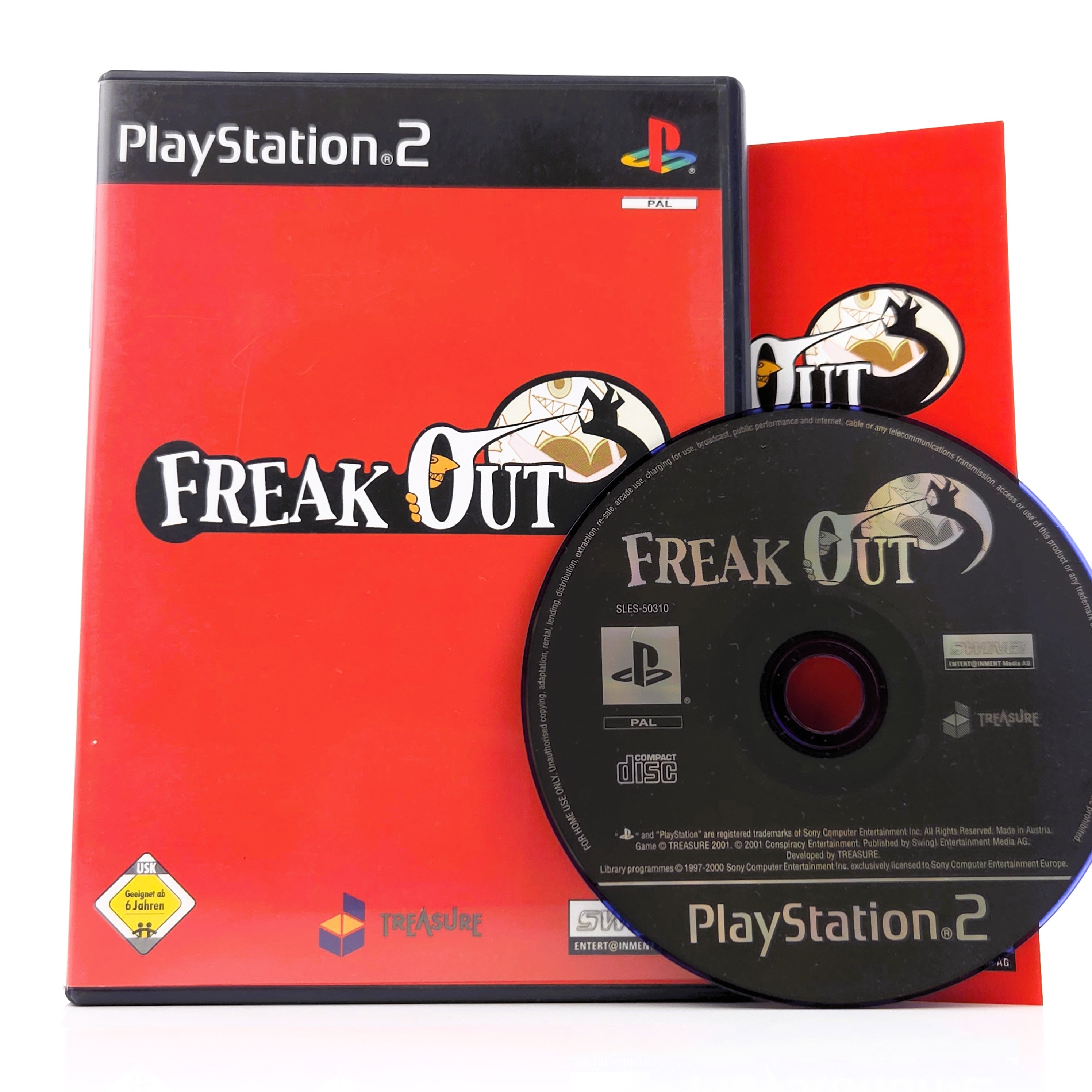 Playstation 2 Spiel – Freak Out nahezu neuwertig OVP