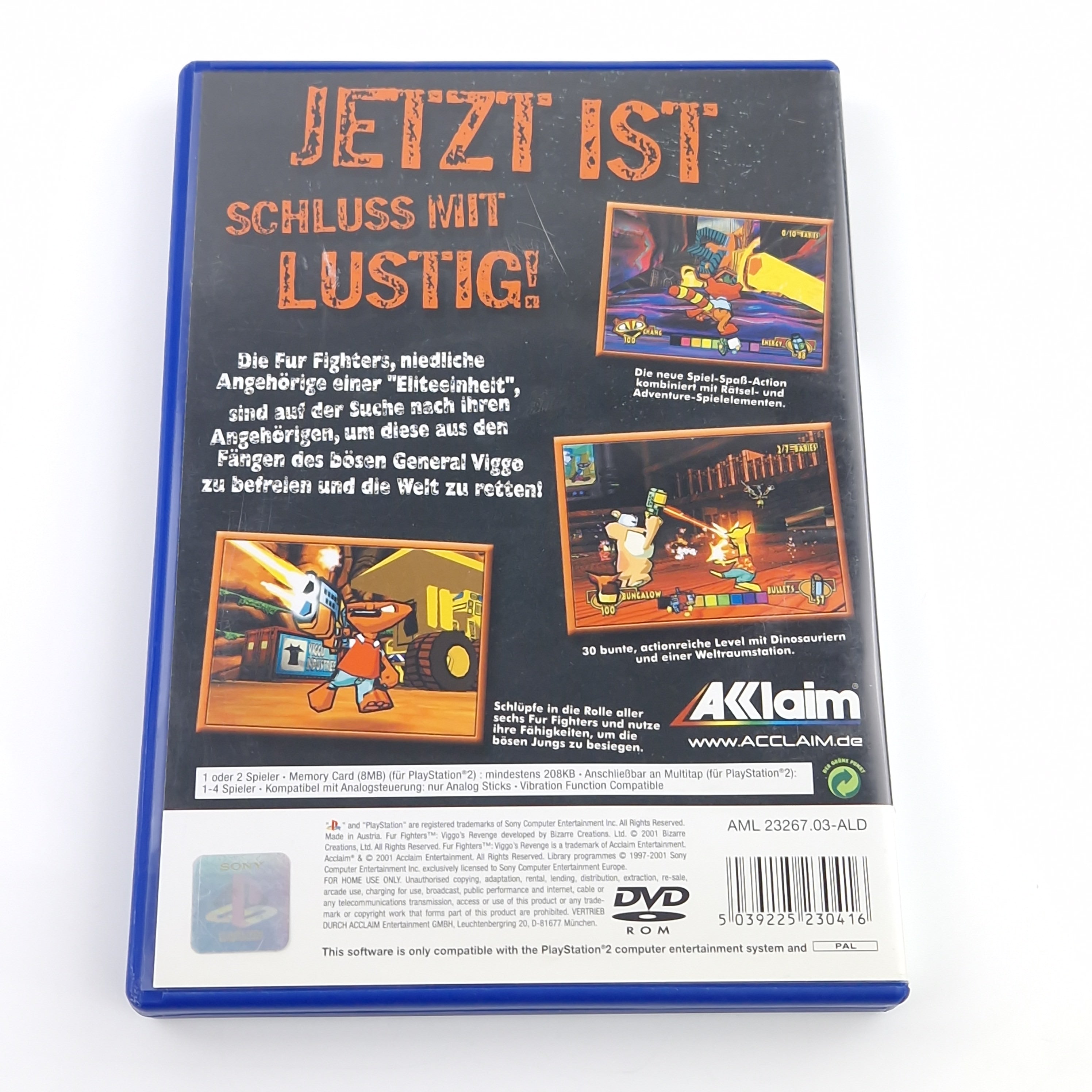 Playstation 2 Spiel – Fur Fighters Viggos Revenge OVP