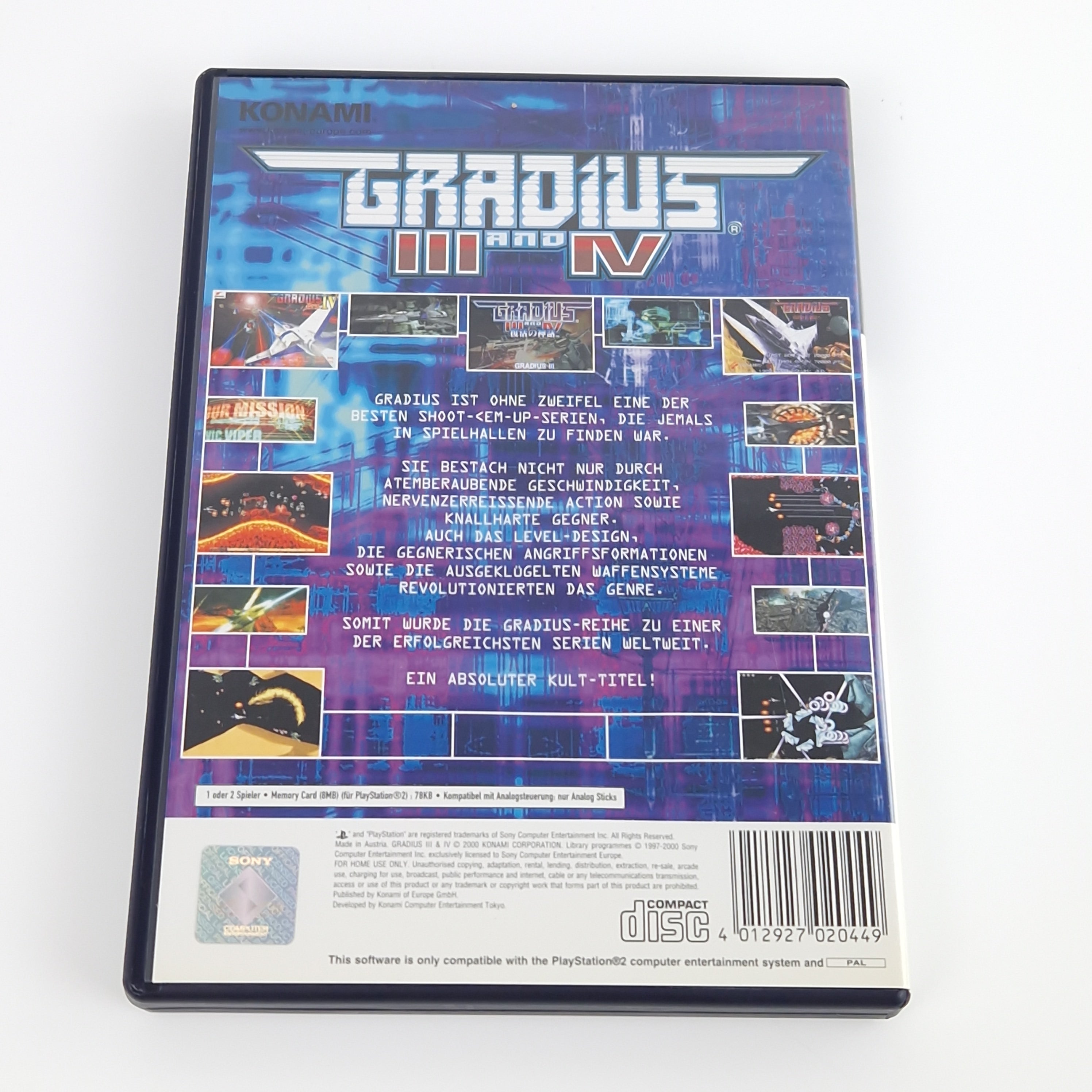 Playstation 2 Spiel – Gradius III and IV OVP PAL