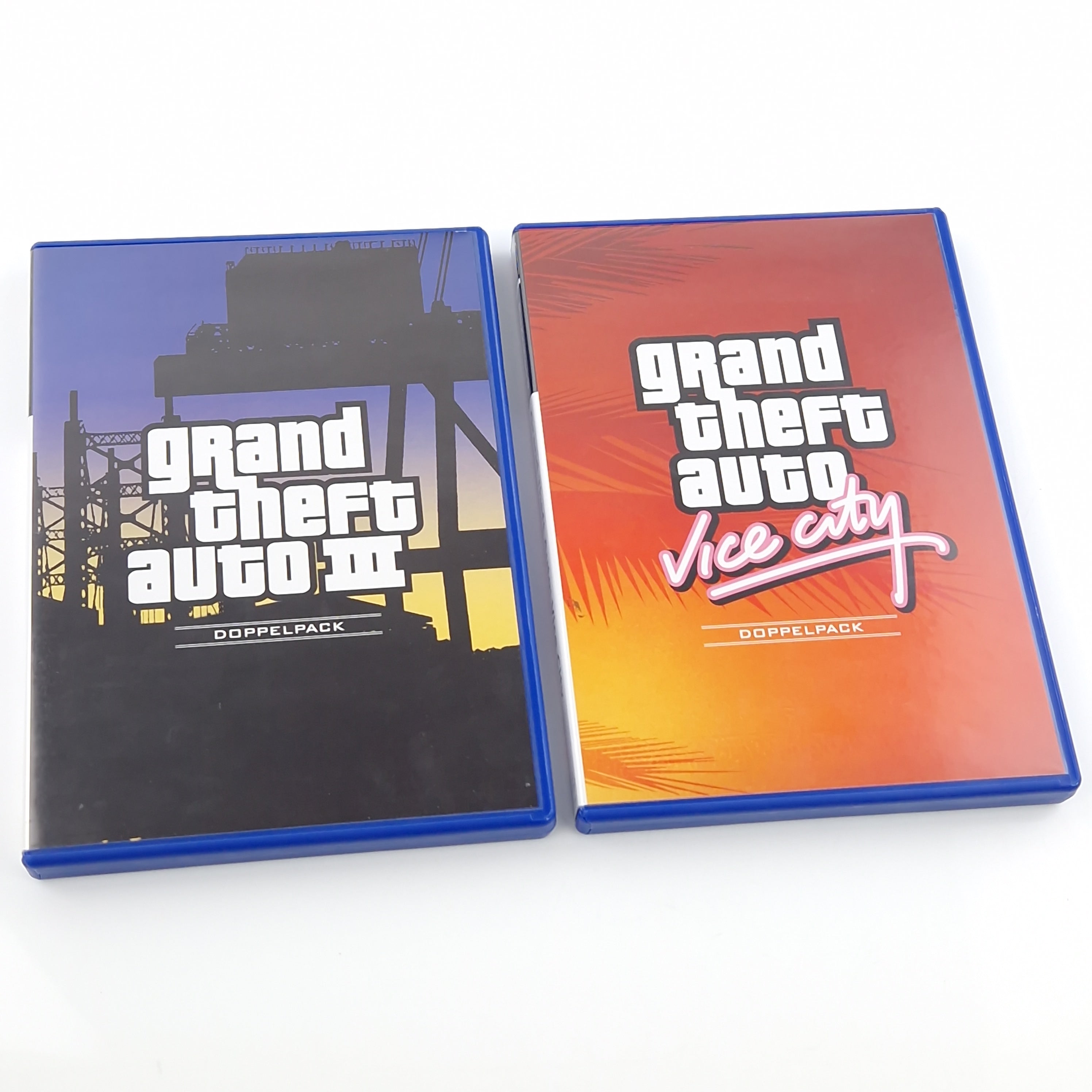 Playstation 2 Spiel – Grand Theft Auto Doppelpack OVP PAL