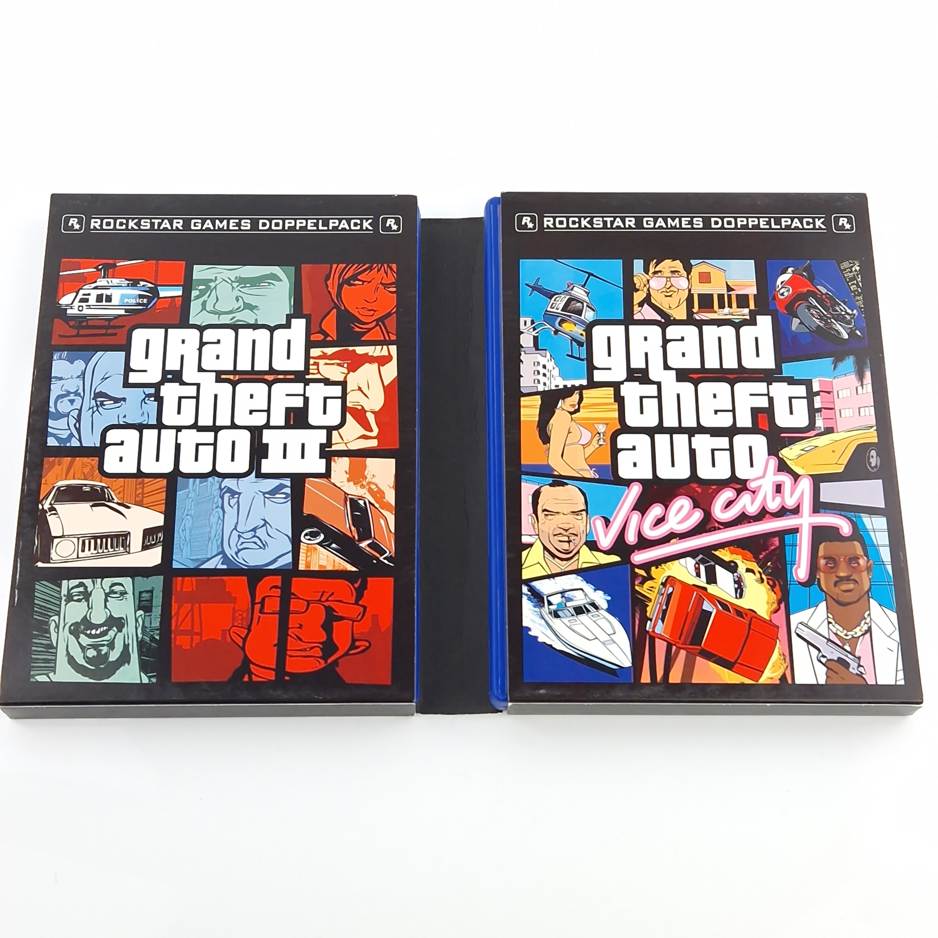 Playstation 2 Spiel – Grand Theft Auto Doppelpack OVP PAL