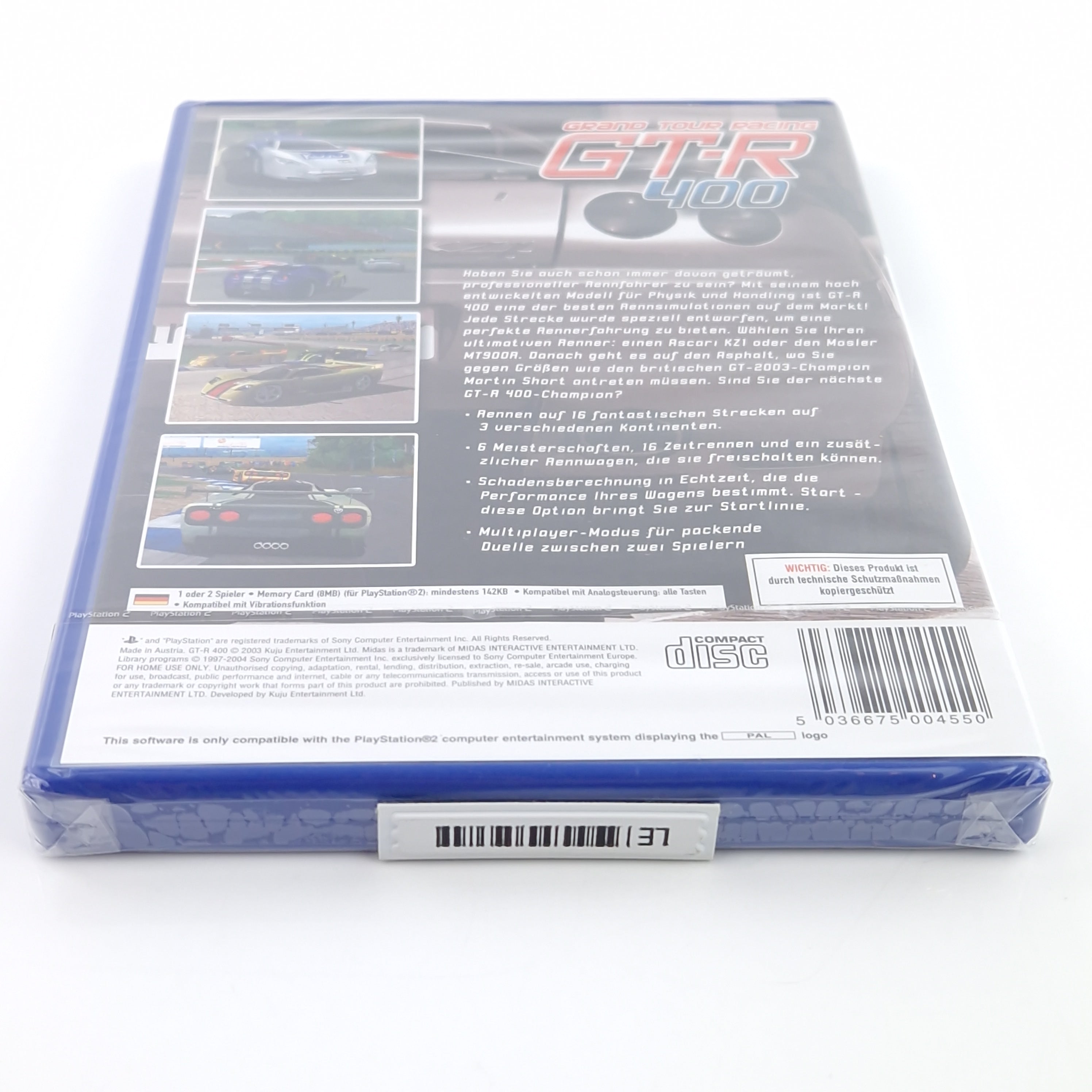 Playstation 2 Spiel – Grand Tour Racing GT-R 400 Neu