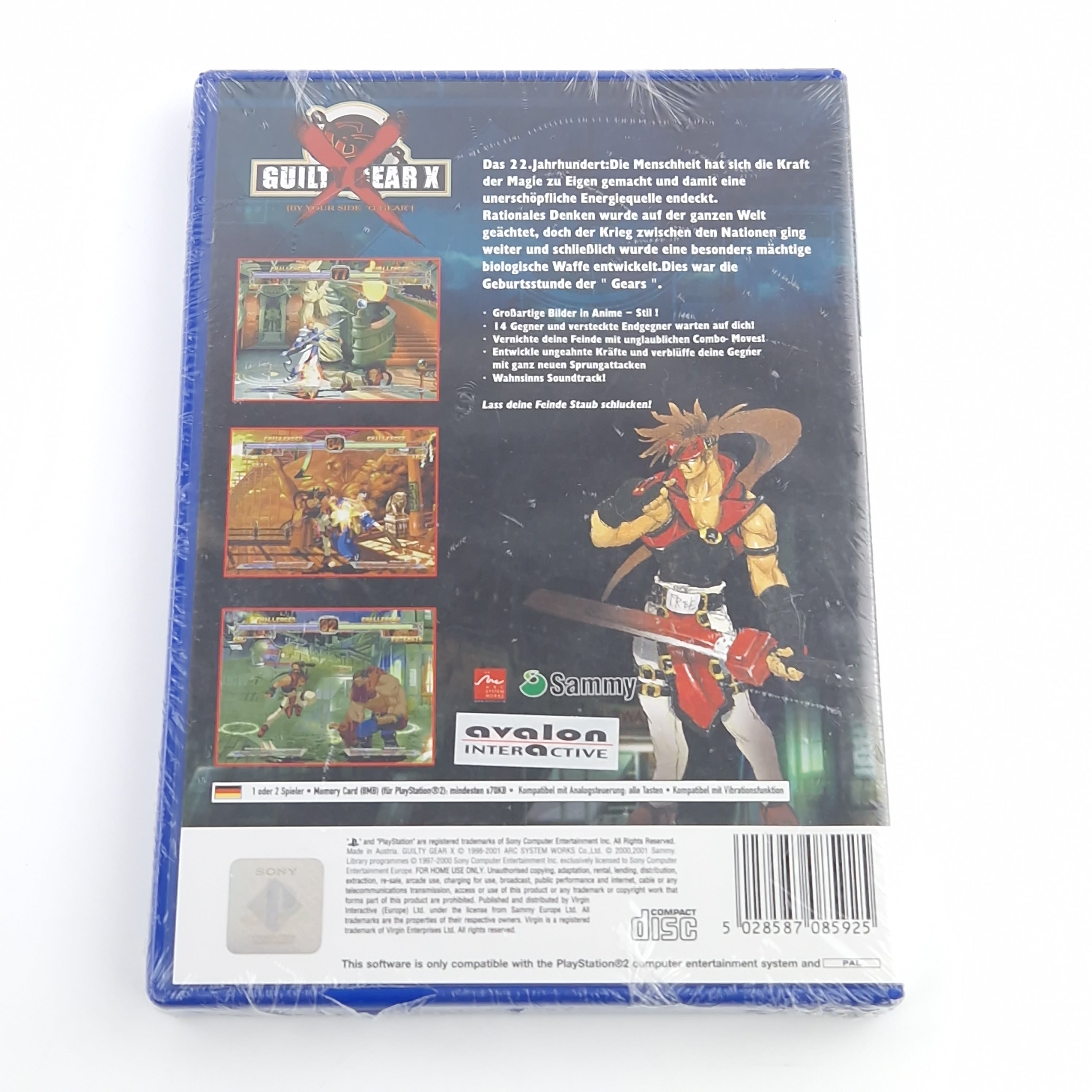 Playstation 2 Spiel – Guilty Gear X Neu OVP