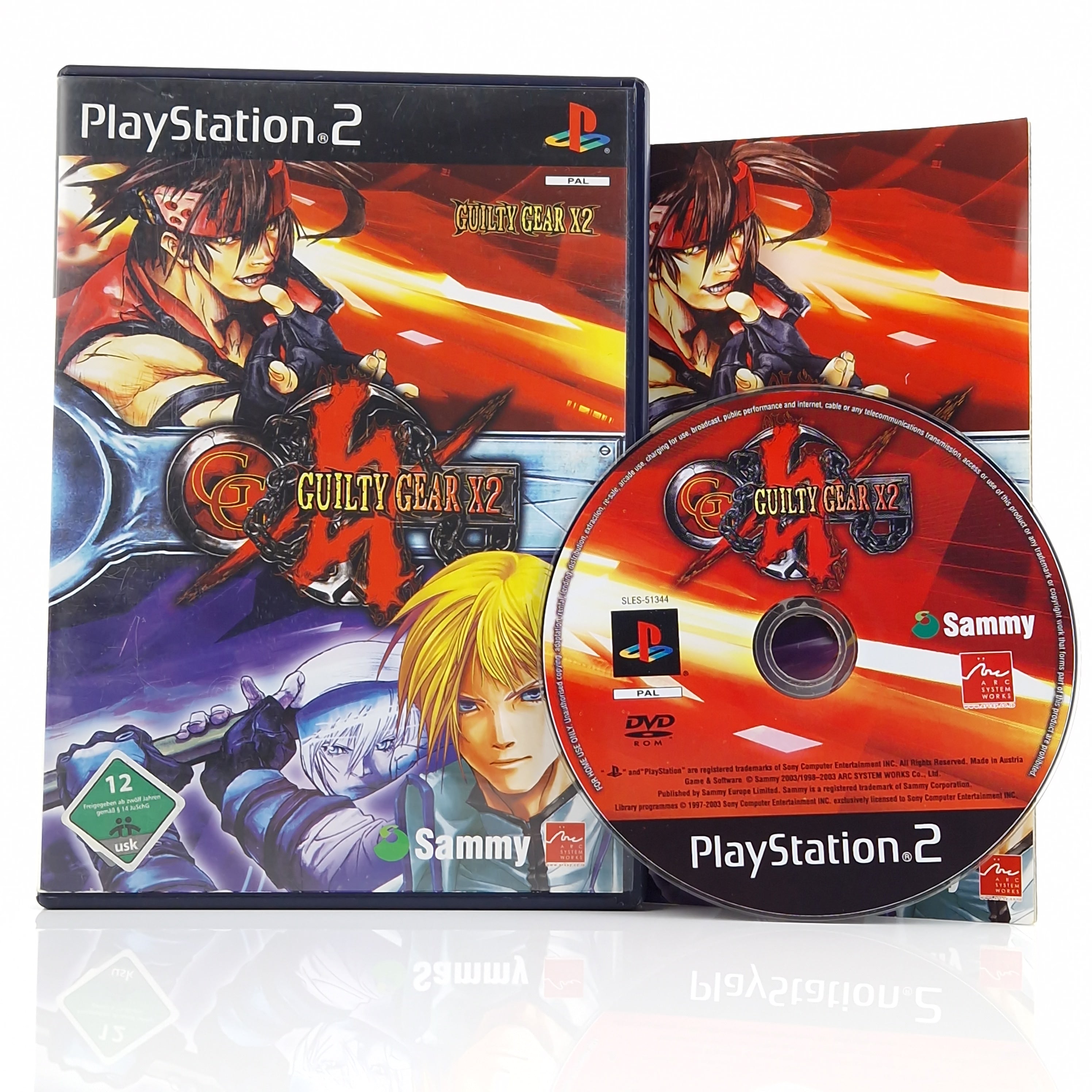 Playstation 2 Spiel – Guilty Gear X2 OVP PAL