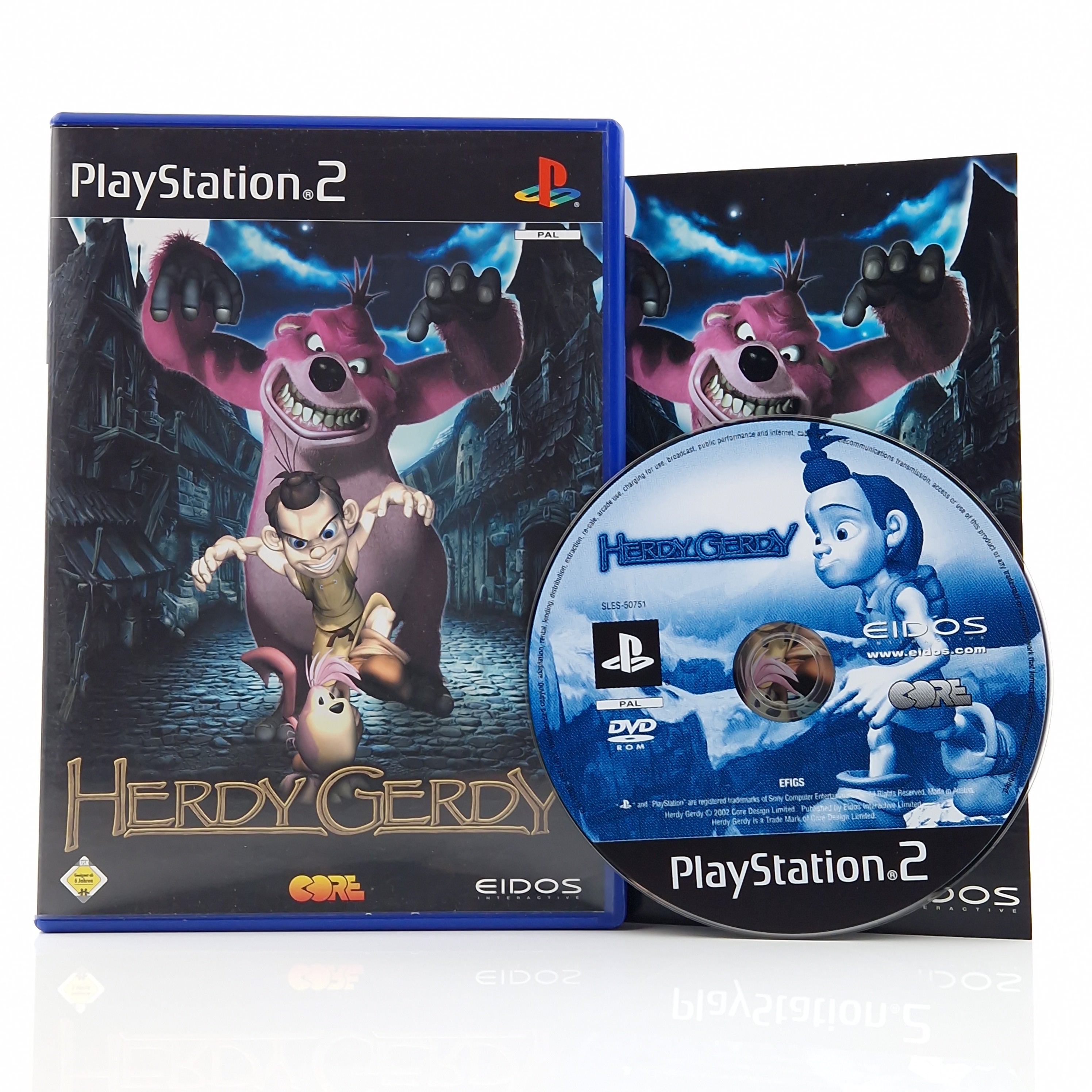 PlayStation 2 Spiel – Herdy Gerdy (PS2 OVP PAL)