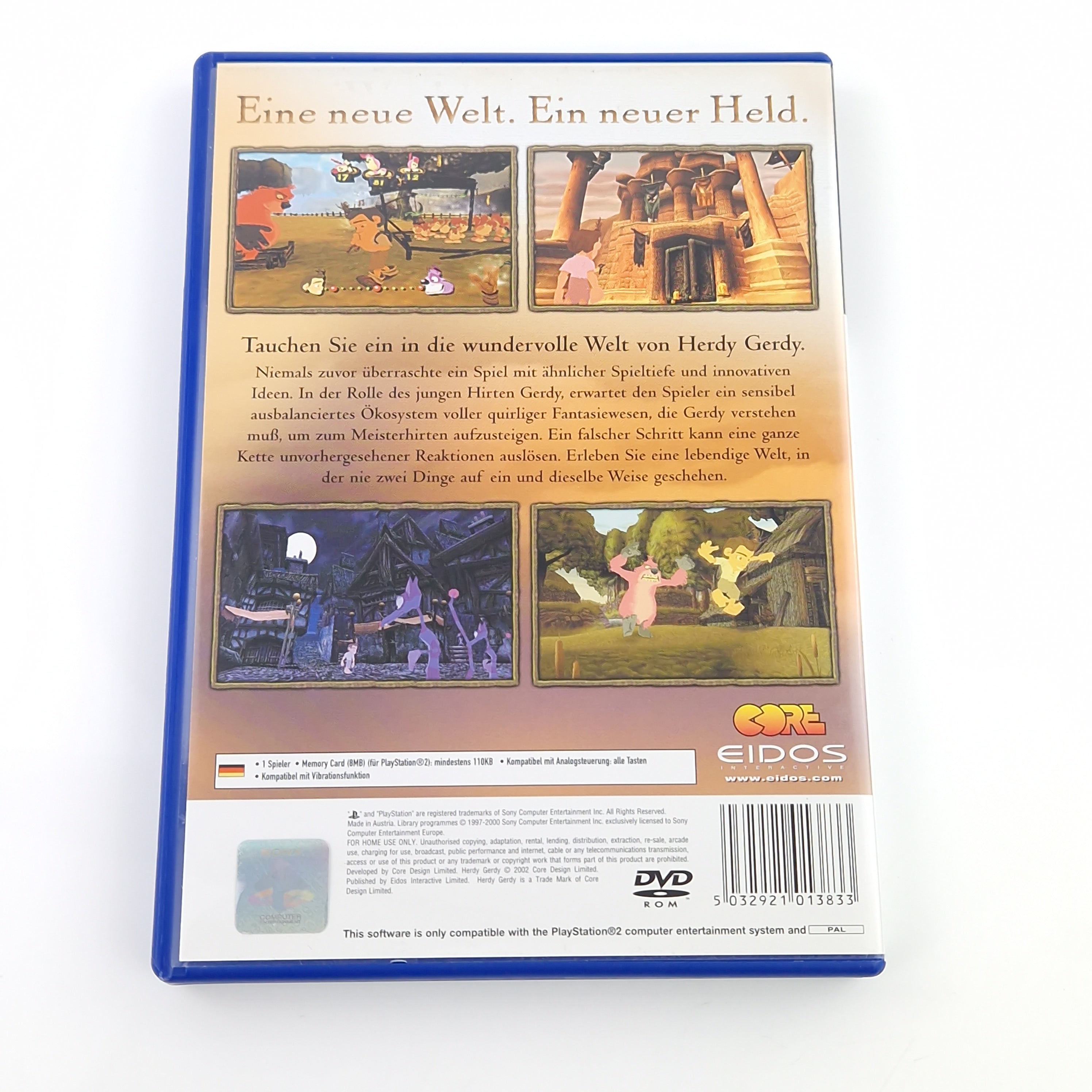 PlayStation 2 Spiel – Herdy Gerdy (PS2 OVP PAL)