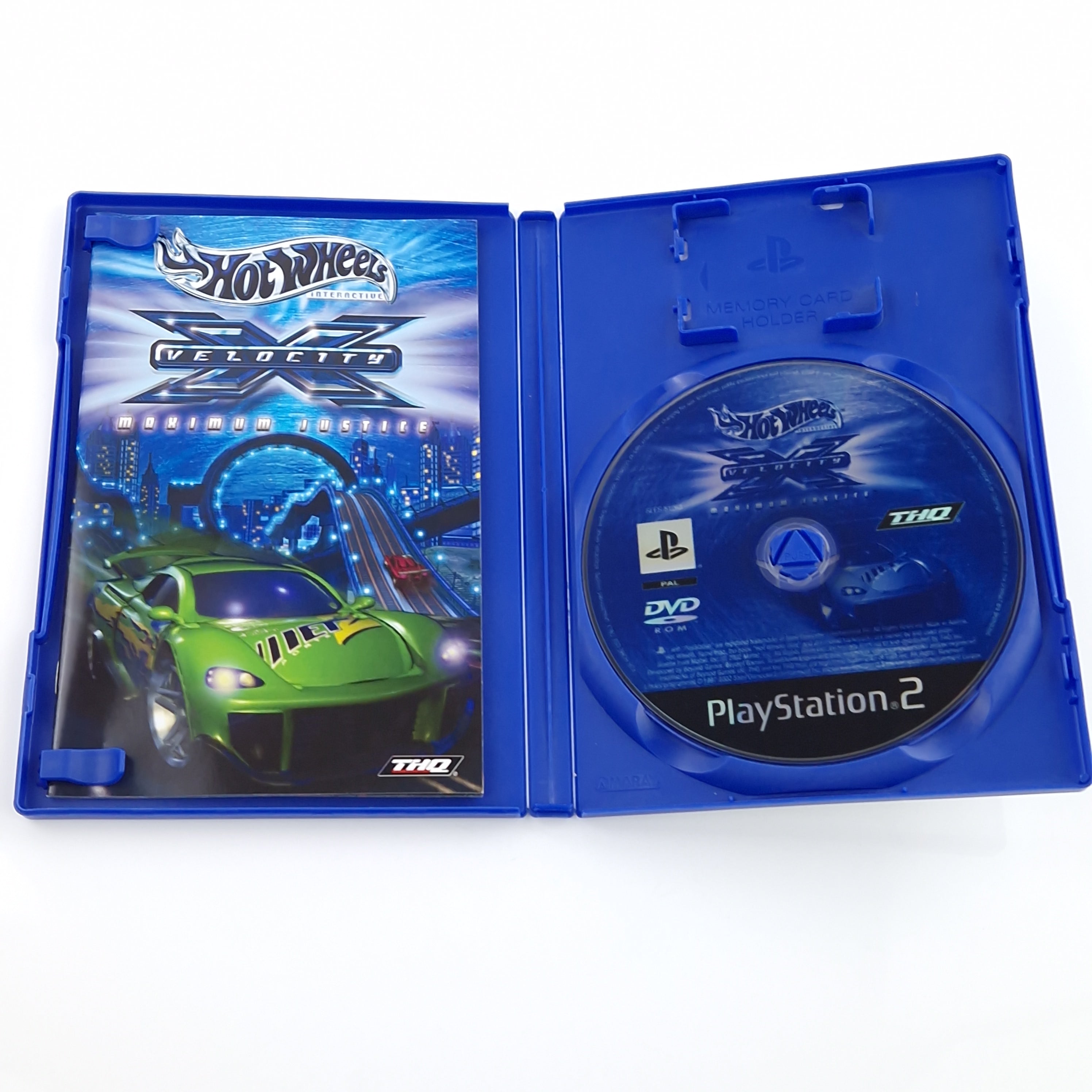 Playstation 2 Spiel – Hot Wheels Velocity Maximum Justice OVP