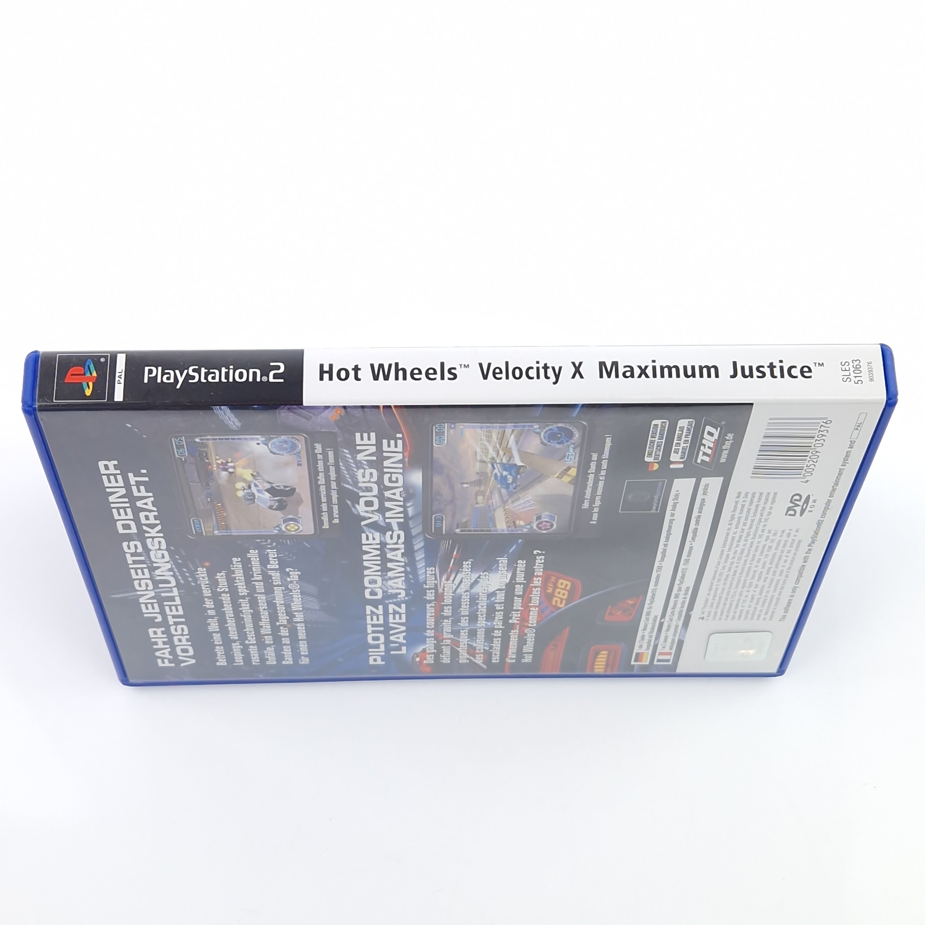 Playstation 2 Spiel – Hot Wheels Velocity Maximum Justice OVP