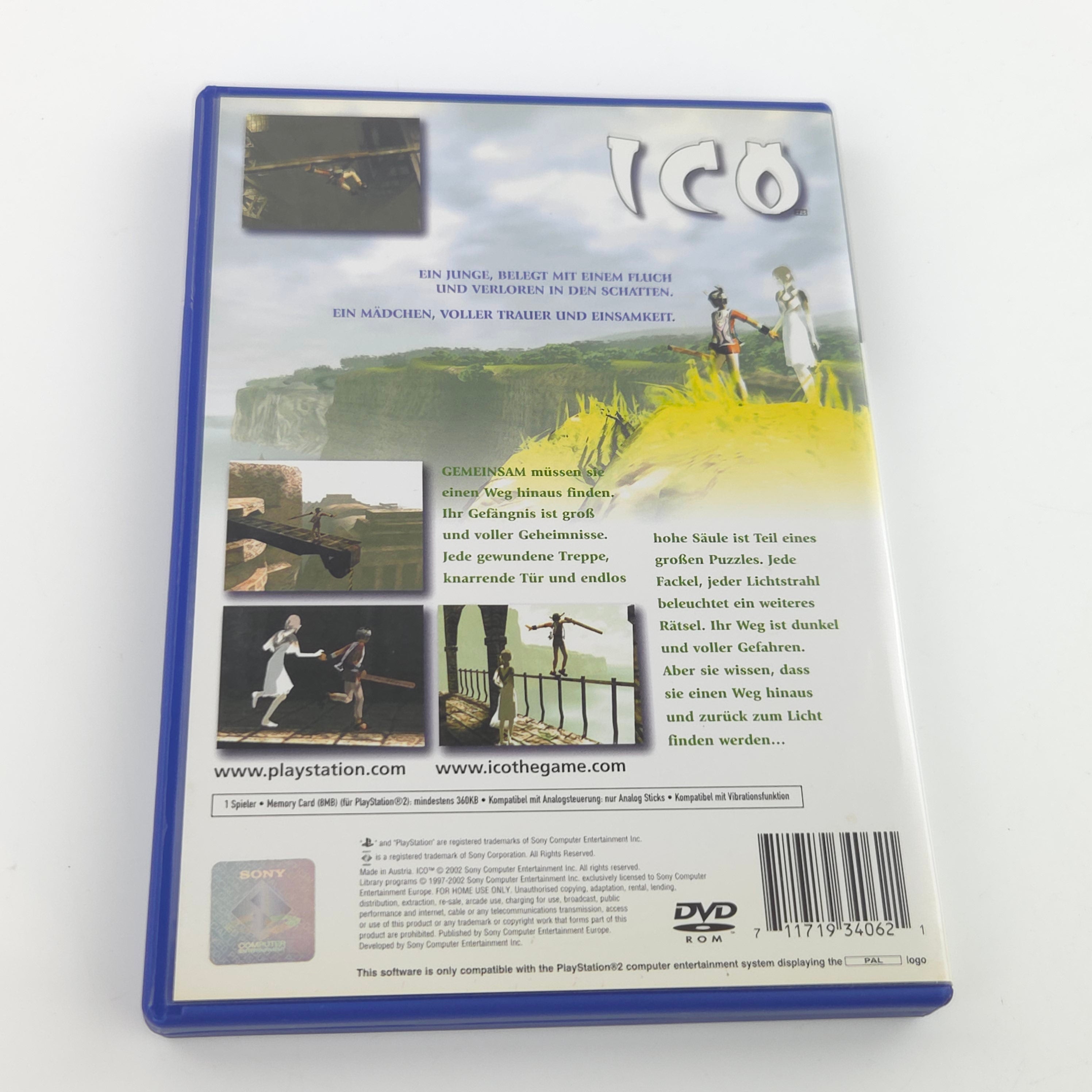 Playstation 2 Spiel – ICO nahezu neuwertig OVP
