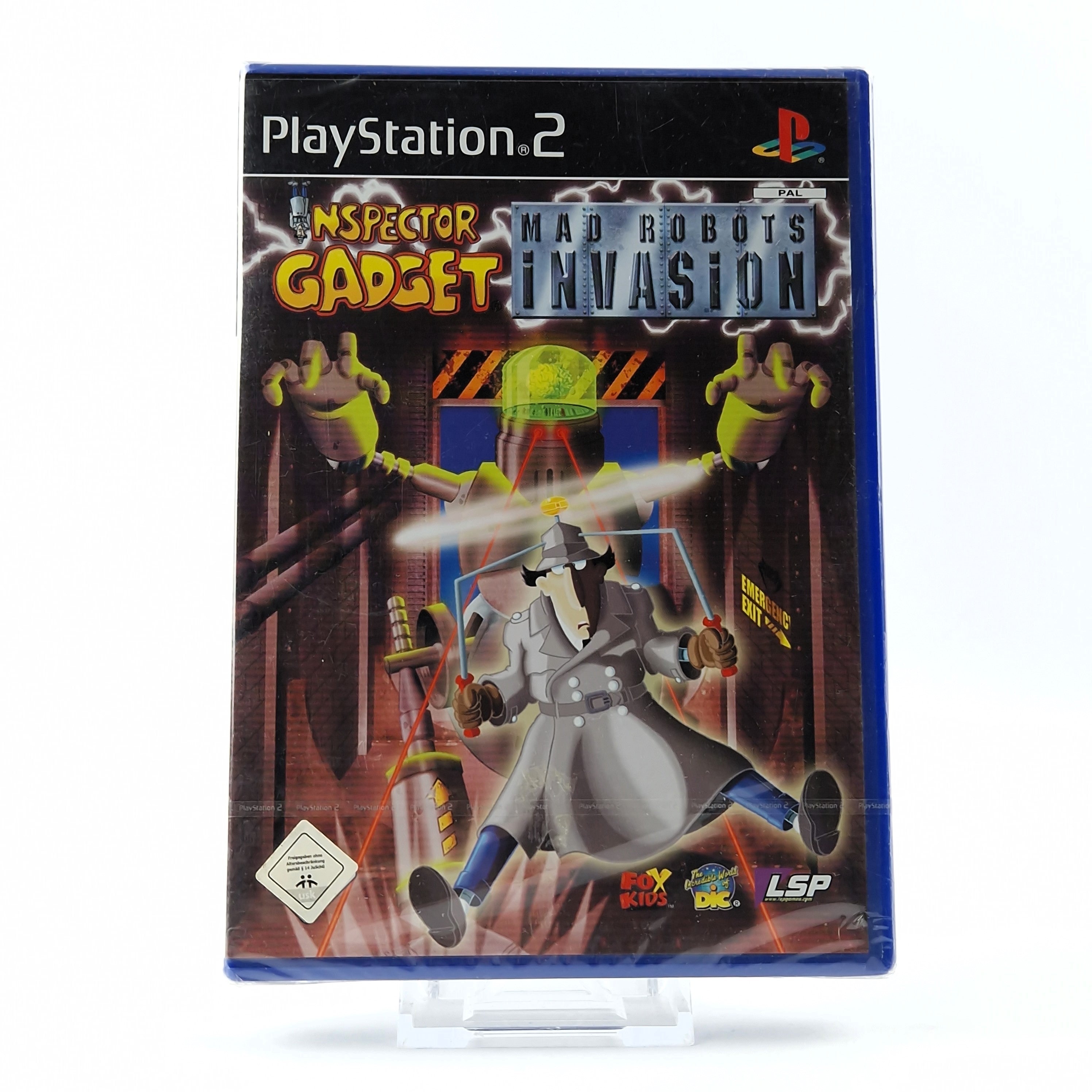 Playstation 2 Spiel – Inspector Gadget Mad Robots (Neu)