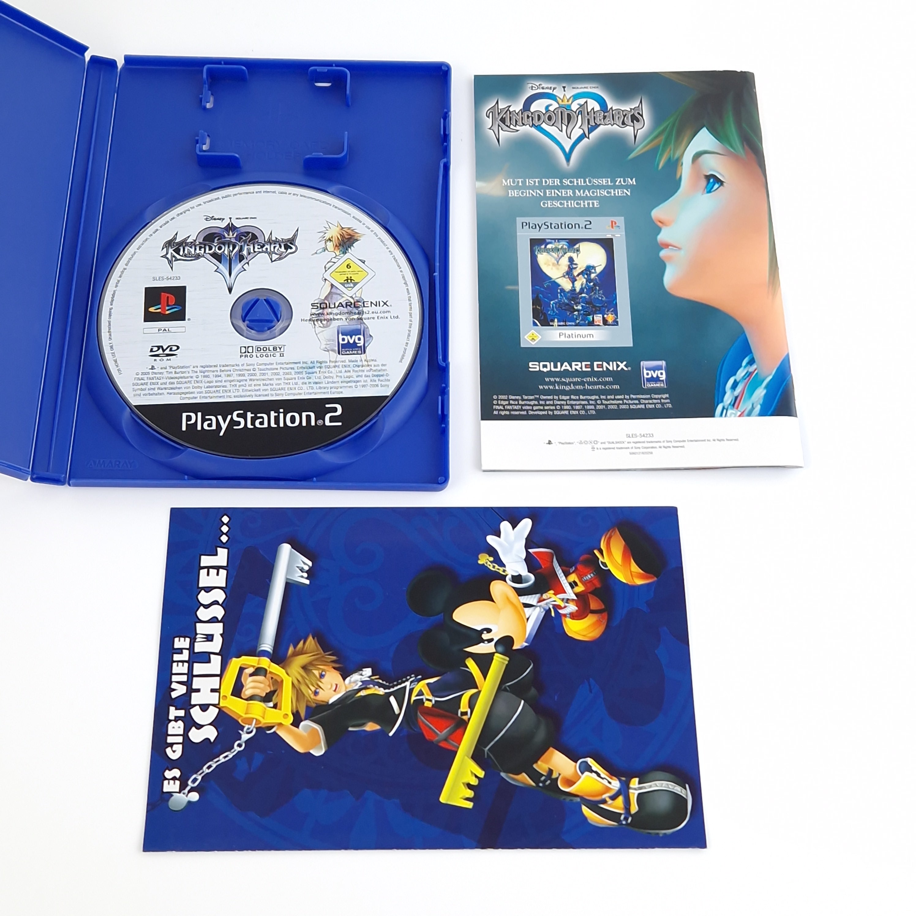 Playstation 2 Spiel – Kingdom Hearts II OVP PAL