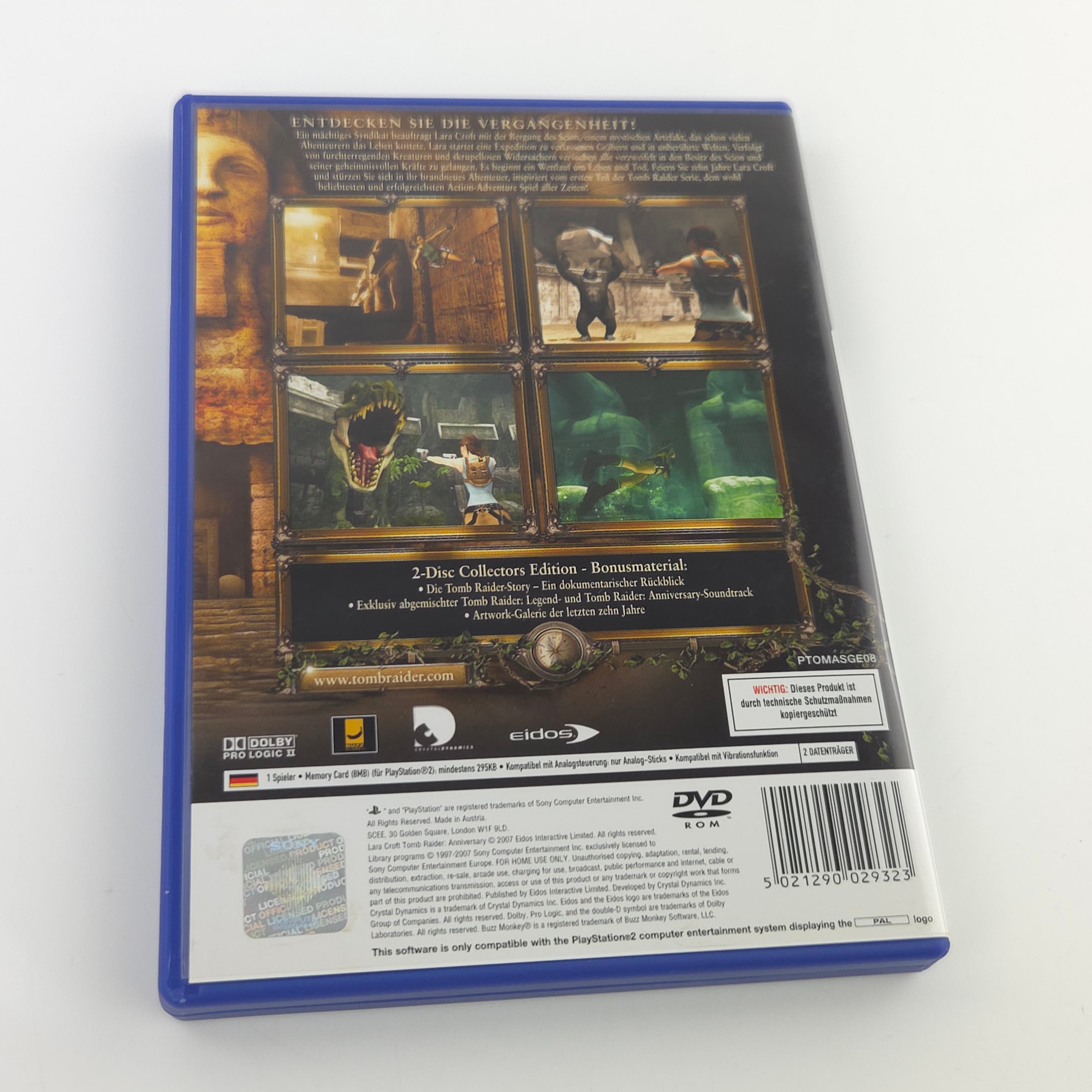 Playstation 2 Spiel – Tomb Raider Anniversary OVP