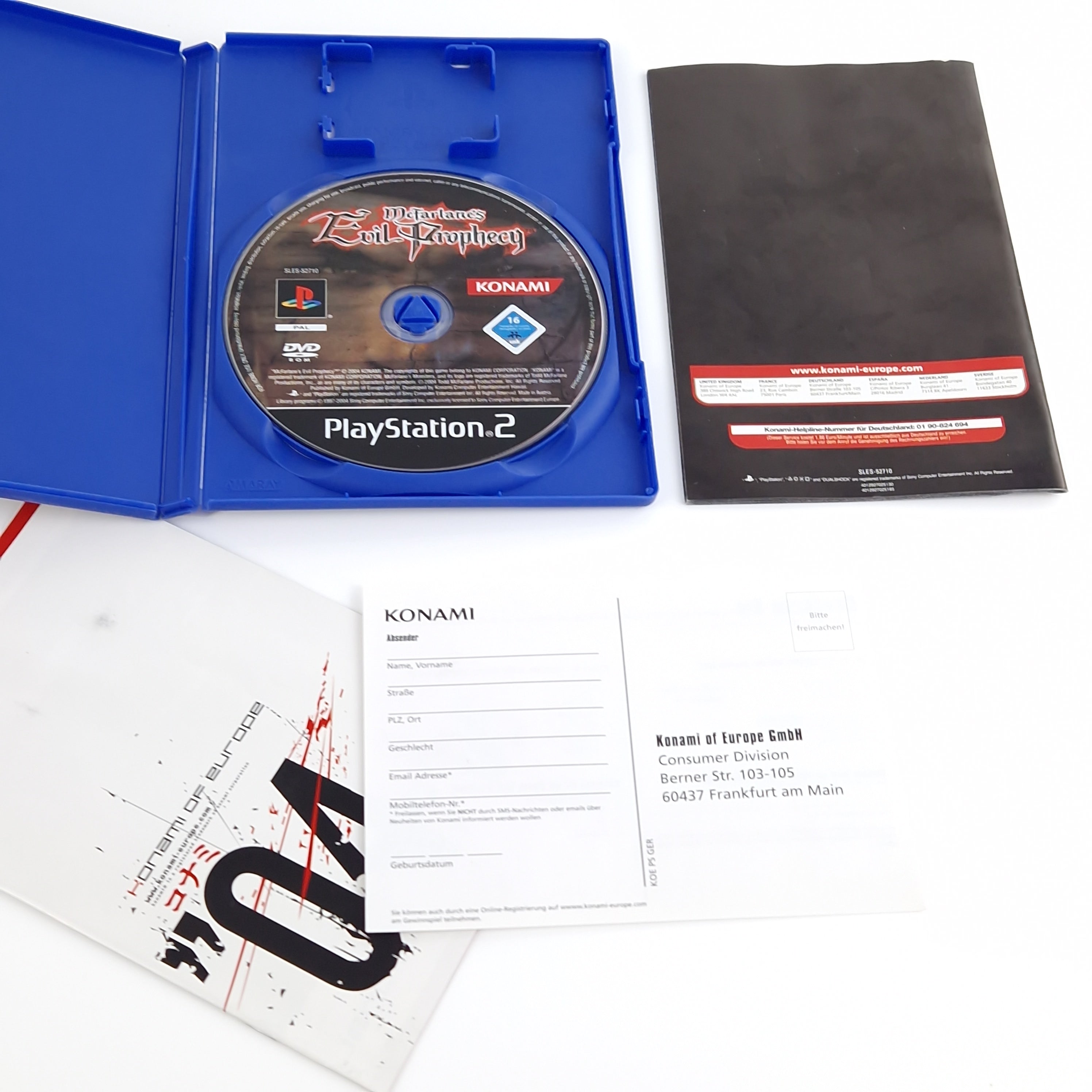 Playstation 2 Spiel – McFarlanes Evil Prophecy (PS2 PAL)