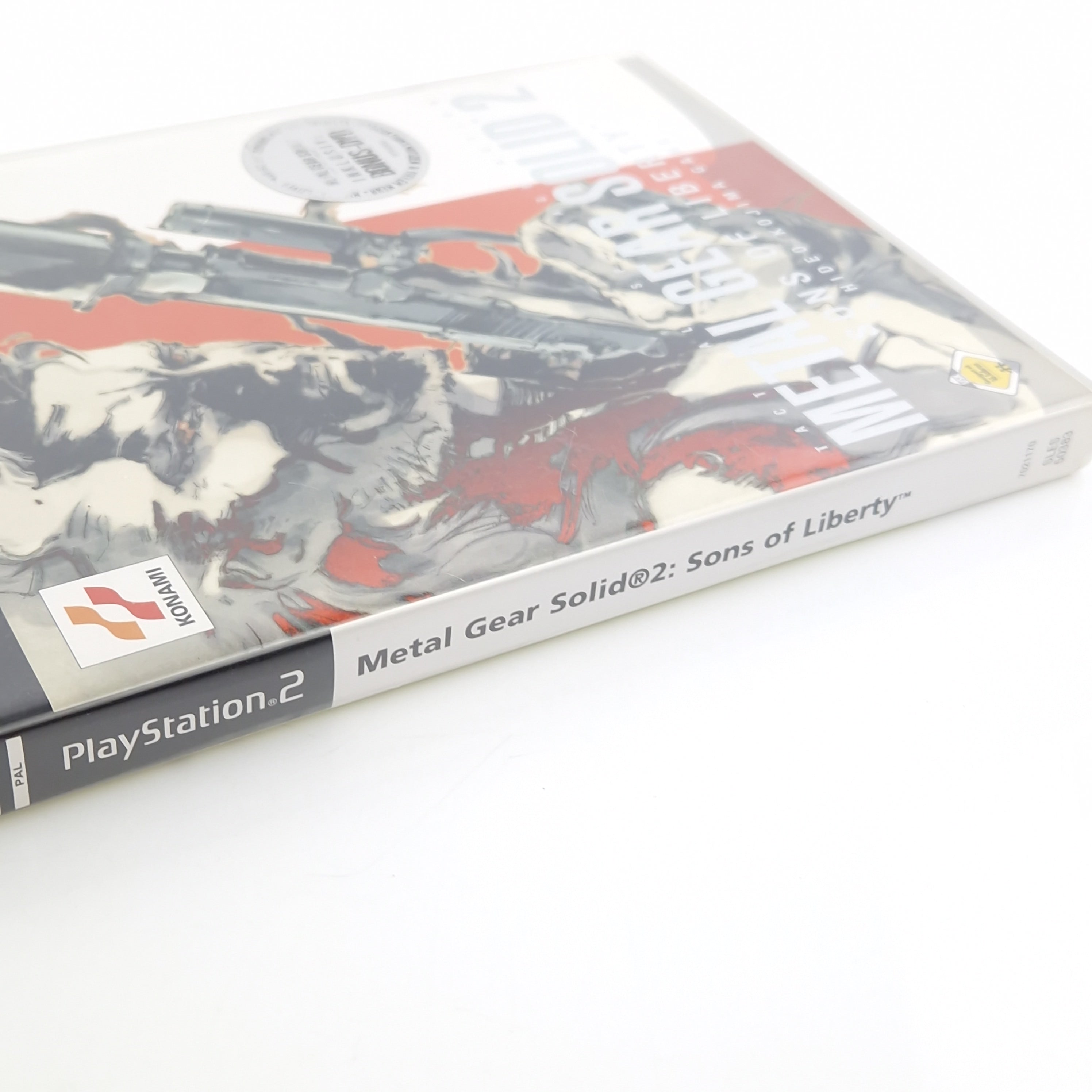 PlayStation 2 Spiel – Metal Gear Solid 2 Sons of Liberty OVP