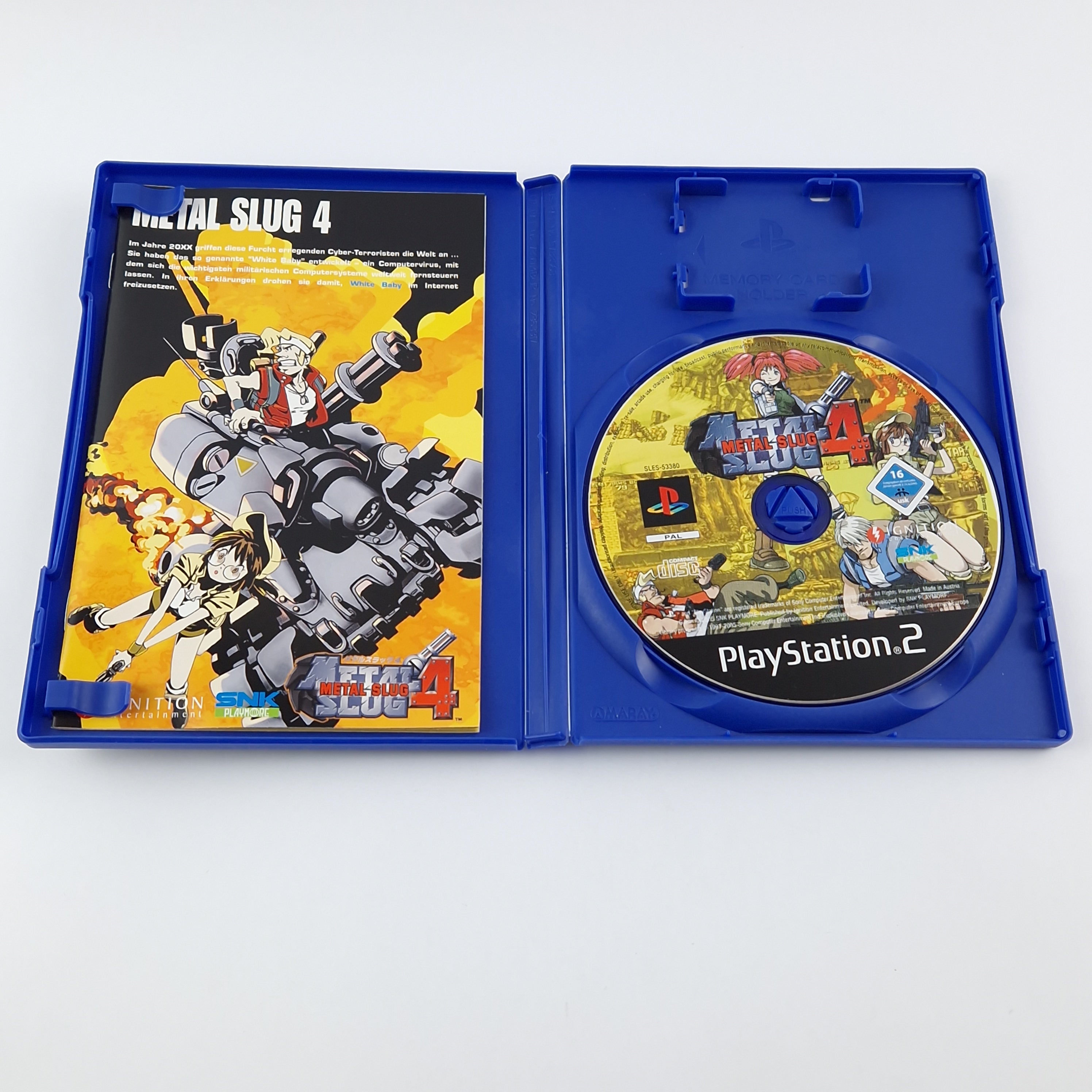 Playstation 2 Spiel – Metal Slug 4 OVP Anleitung PAL