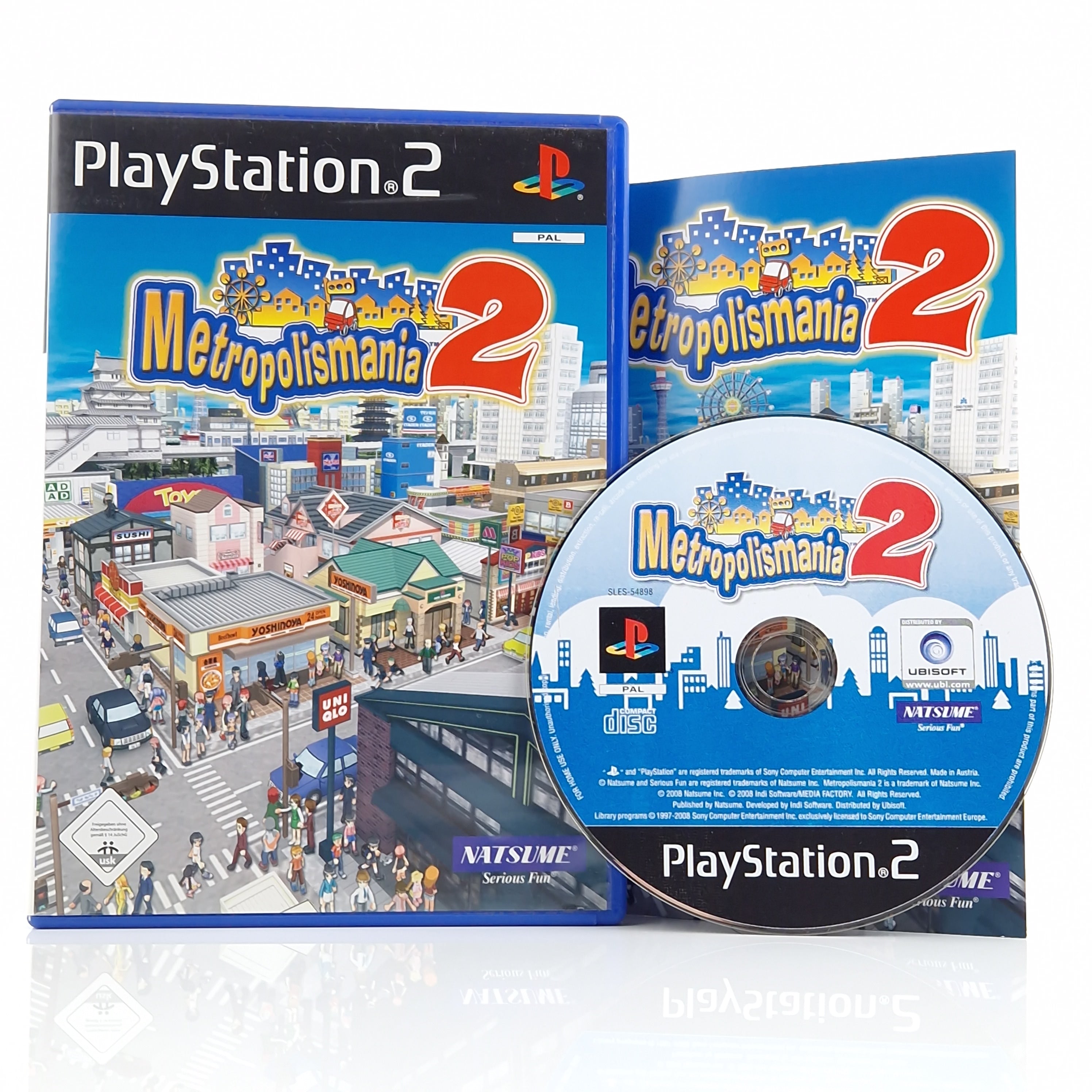 Playstation 2 Spiel – Metropolismania 2 (geringe Gebrauchsspuren)