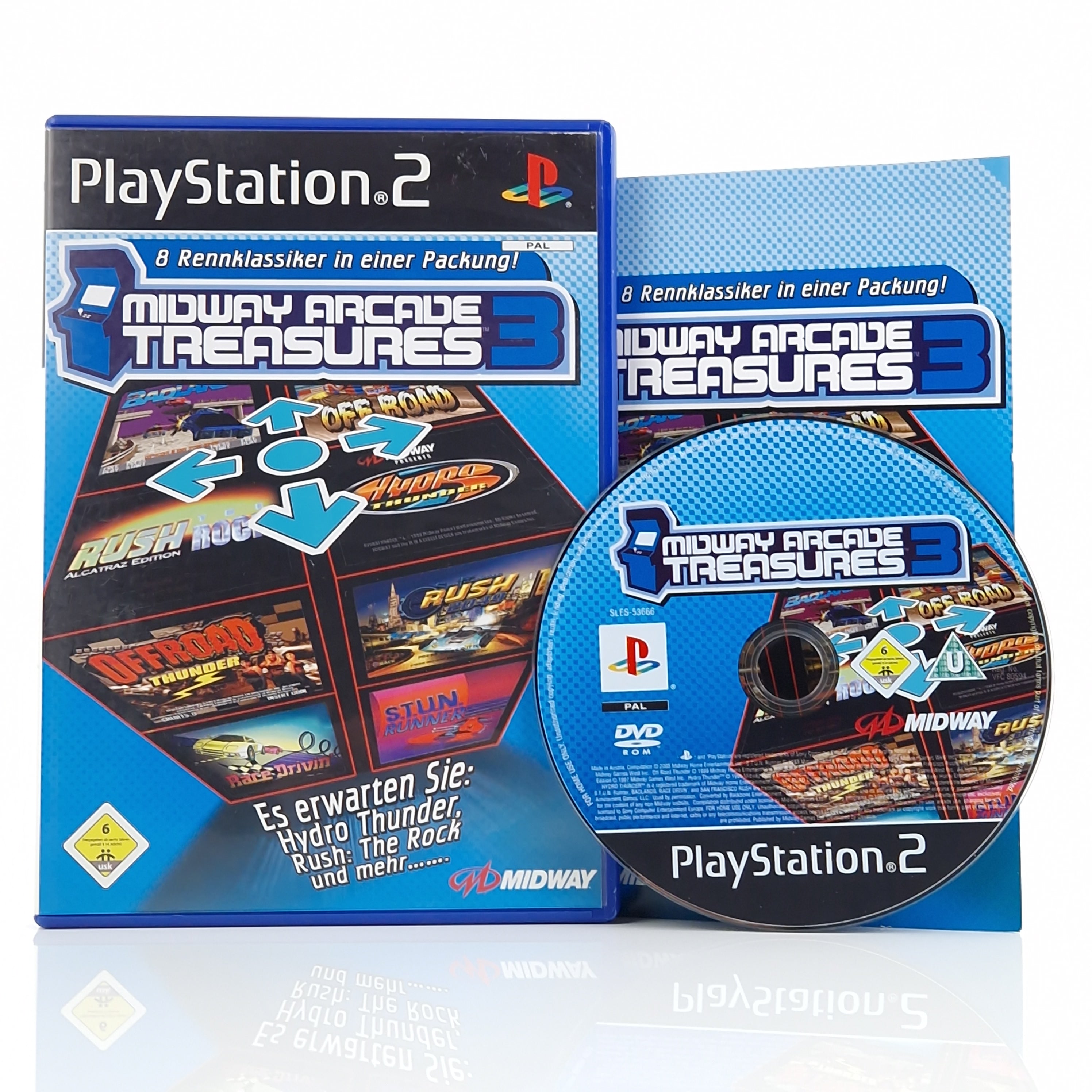 Playstation 2 Spiel – Midway Arcade Treasures 3 (OVP)